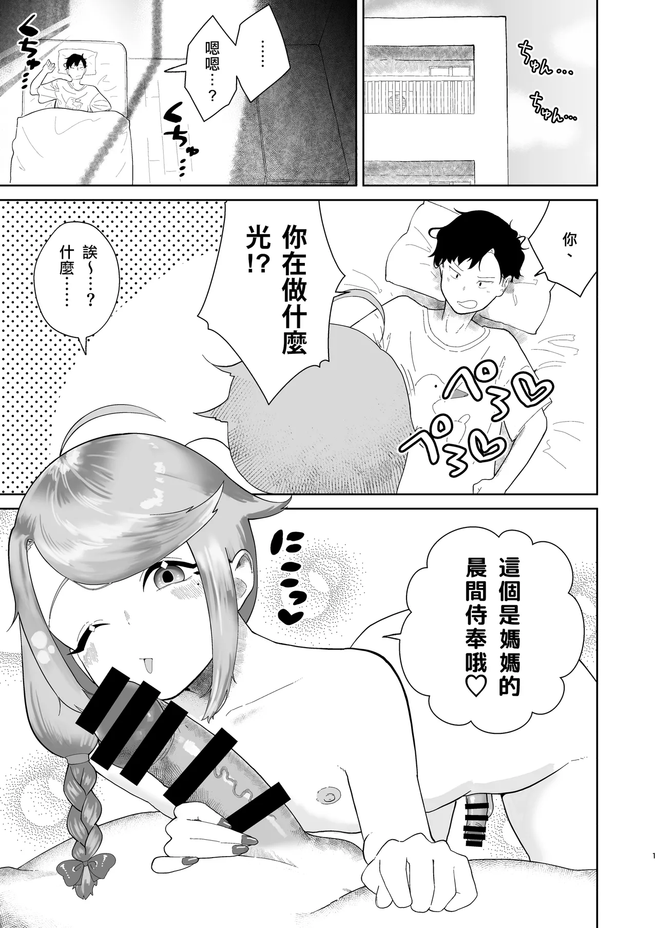 Ore no Otokonoko Mama ga Dosukebe Sugirun da ga!? | 我的男娘妈妈过于色情了怎么办!? page 2 full