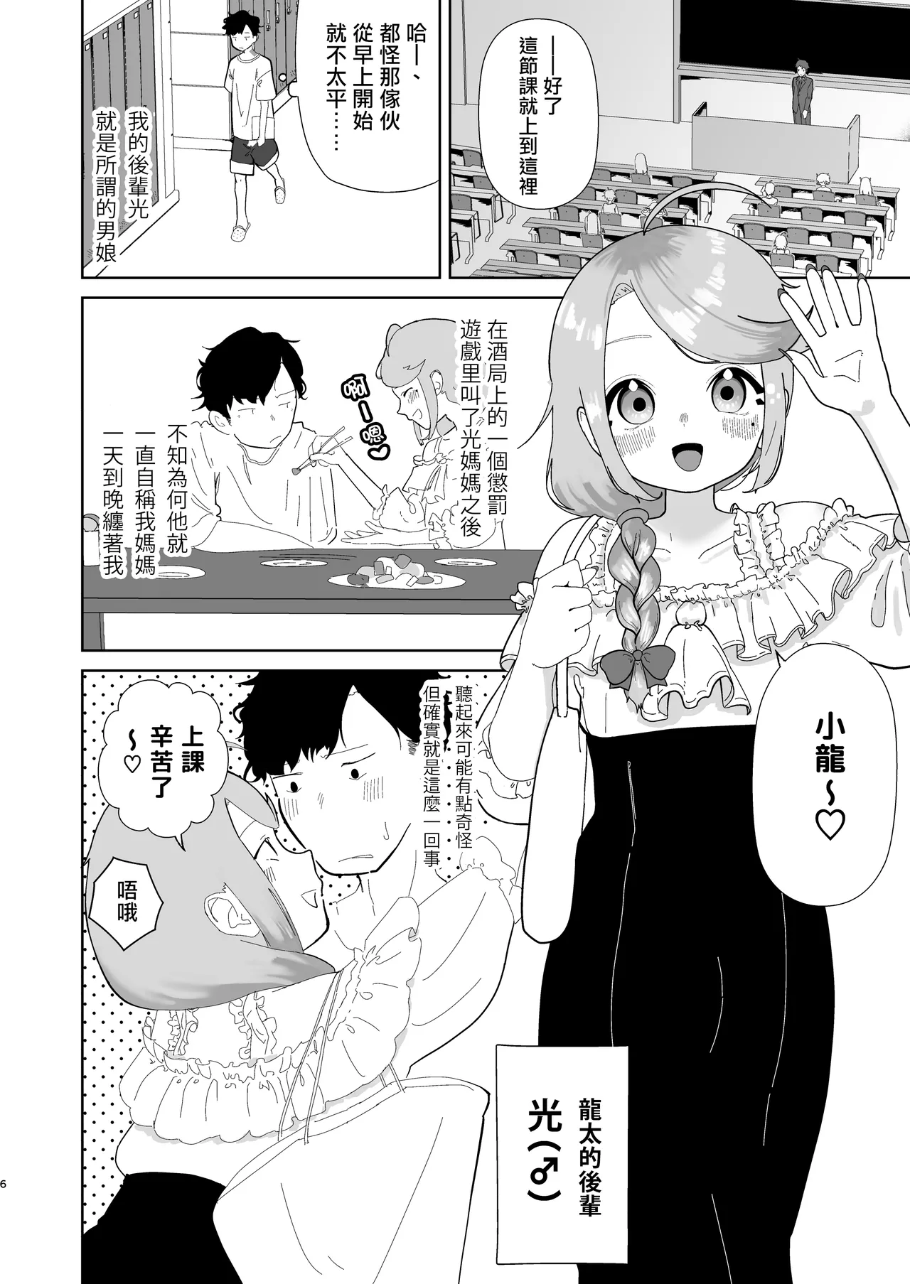 Ore no Otokonoko Mama ga Dosukebe Sugirun da ga!? | 我的男娘妈妈过于色情了怎么办!? page 7 full