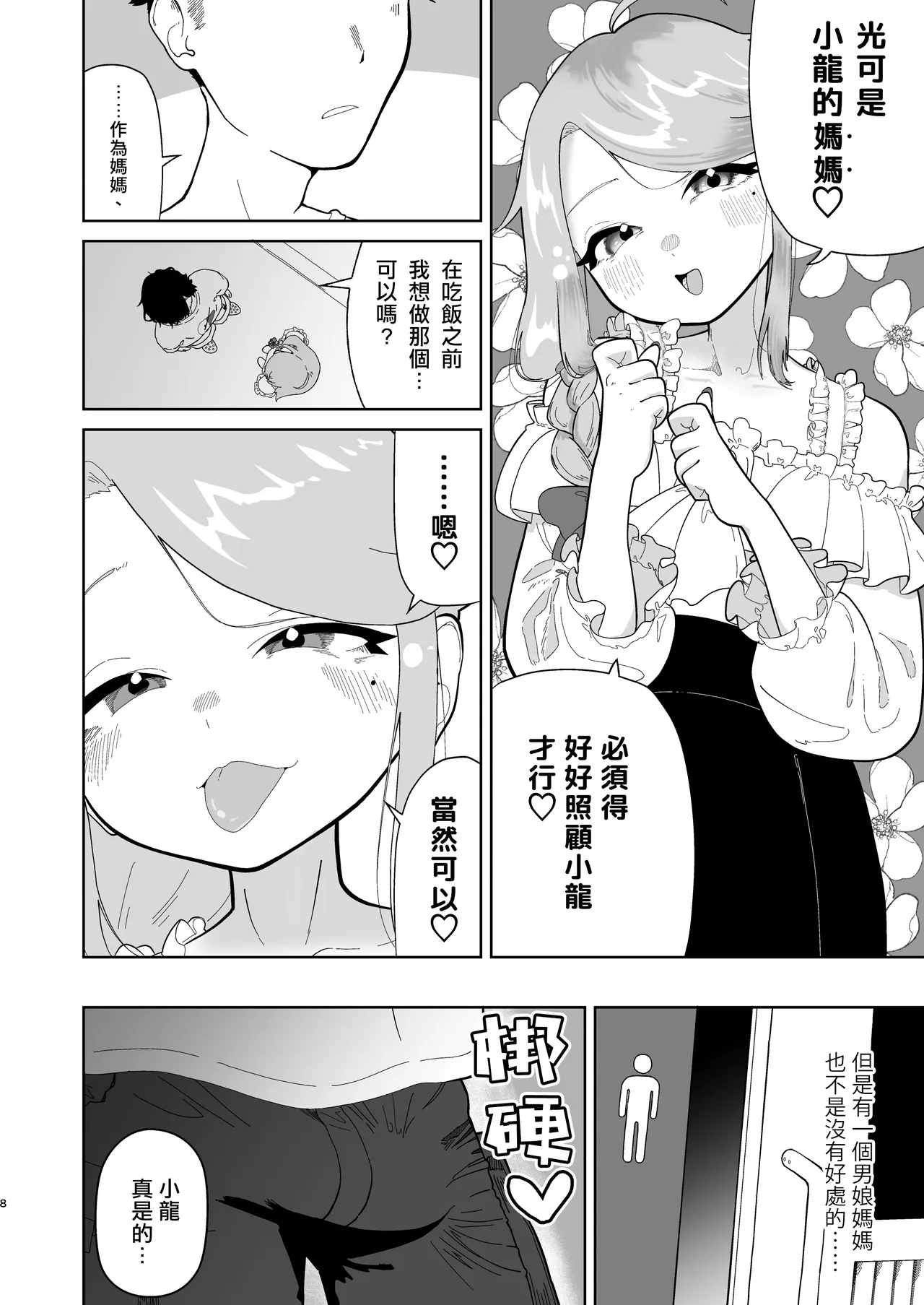 Ore no Otokonoko Mama ga Dosukebe Sugirun da ga!? | 我的男娘妈妈过于色情了怎么办!? page 9 full