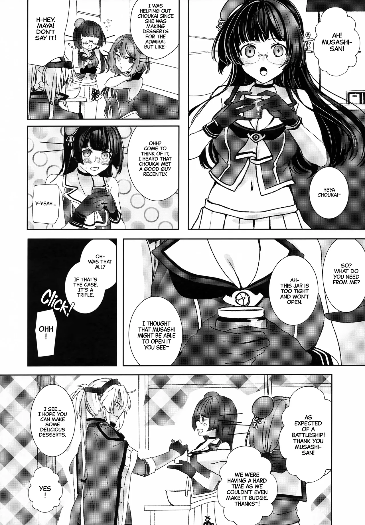 Musashi-san no Yoru Jijou Hisho-kan no Sajikagen-hen | Musashi's Nightly Affairs: The Secretary Ship's Determination - page 5 full