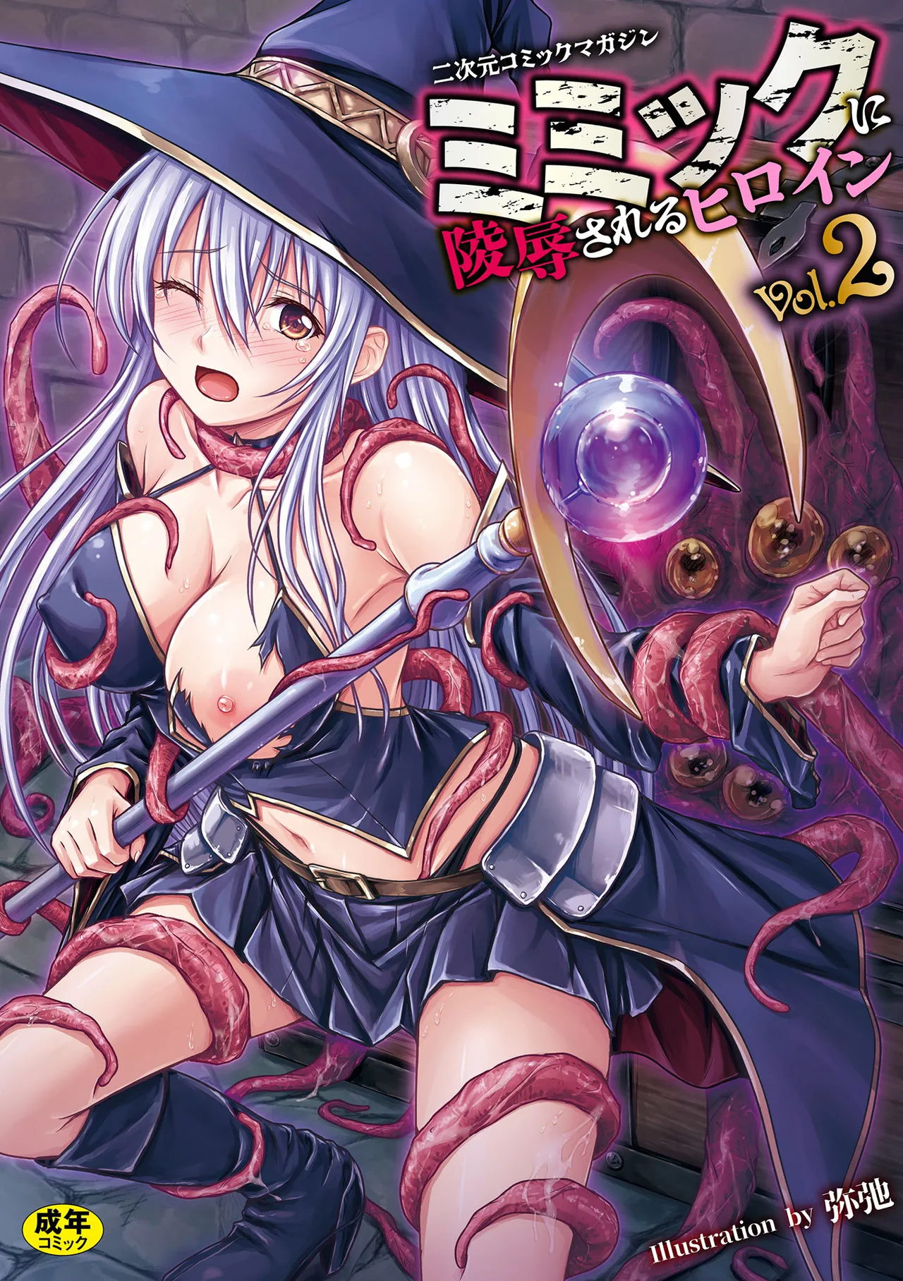 2D Comic Magazine Mimic ni Ryoujoku sareru Heroine Vol. 2 page 1 full