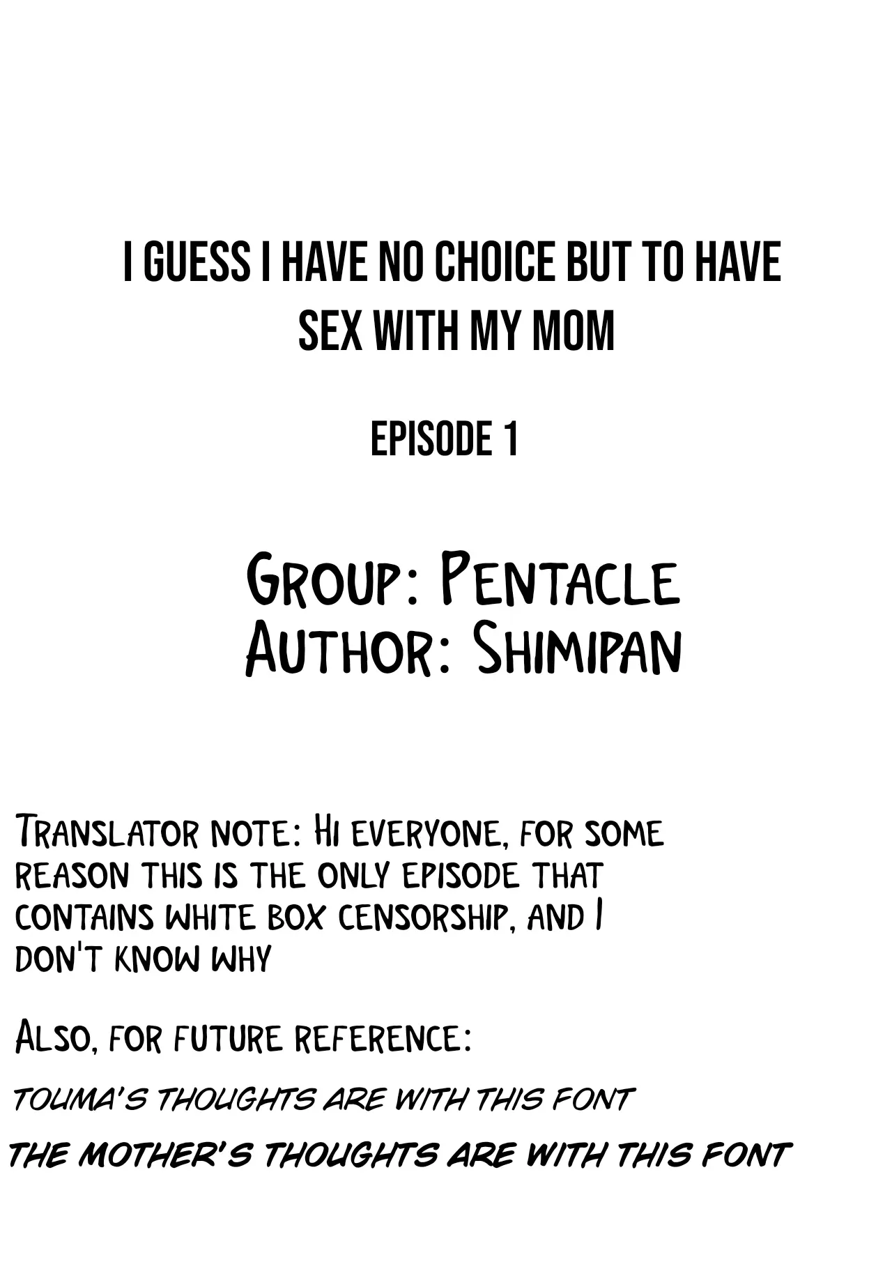 I guess I have no choice but to have sex with my mom page 2 full