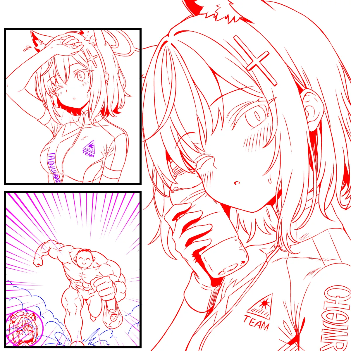 シロコとトレーニング先生 page 4 full