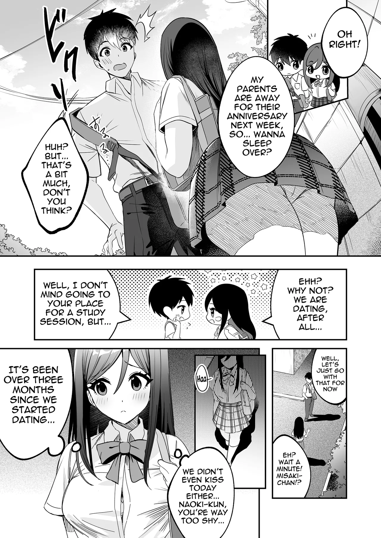 Papa to Mama no Rusu ni Okute na Kareshi-kun o Wagaya ni Shoutai Shitemita Kekka | I invited my shy boyfriend to my house while my parents were away page 3 full