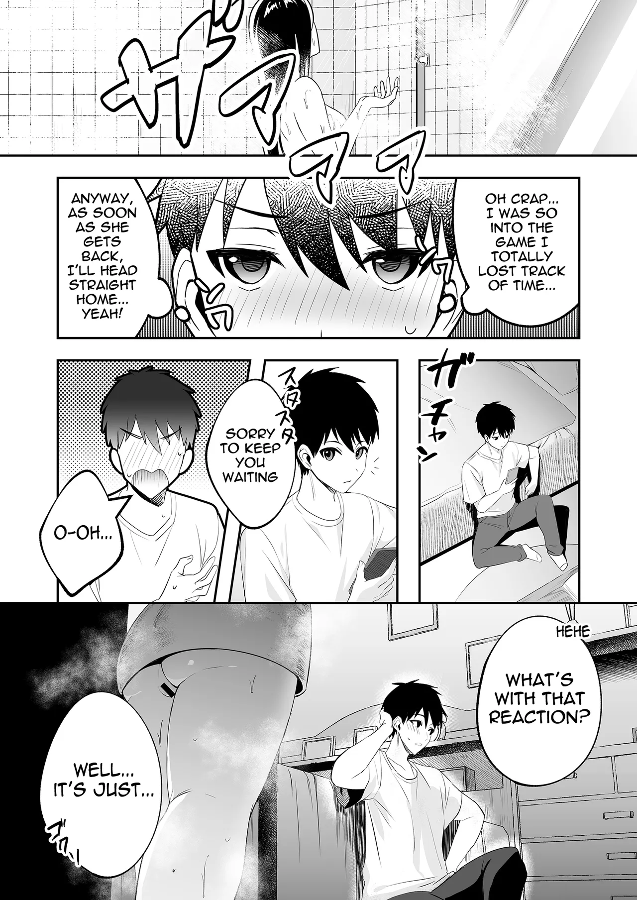 Papa to Mama no Rusu ni Okute na Kareshi-kun o Wagaya ni Shoutai Shitemita Kekka | I invited my shy boyfriend to my house while my parents were away page 7 full
