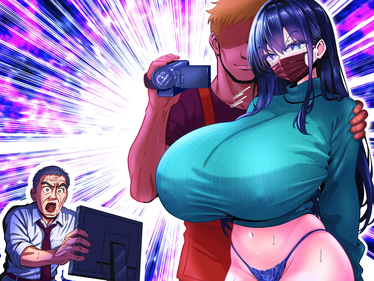 ツヨシは人妻AVで荒稼ぎする…らしい -万引きで捕まった巨乳主婦は個人制作AVで支払うことになりました- page 2 full