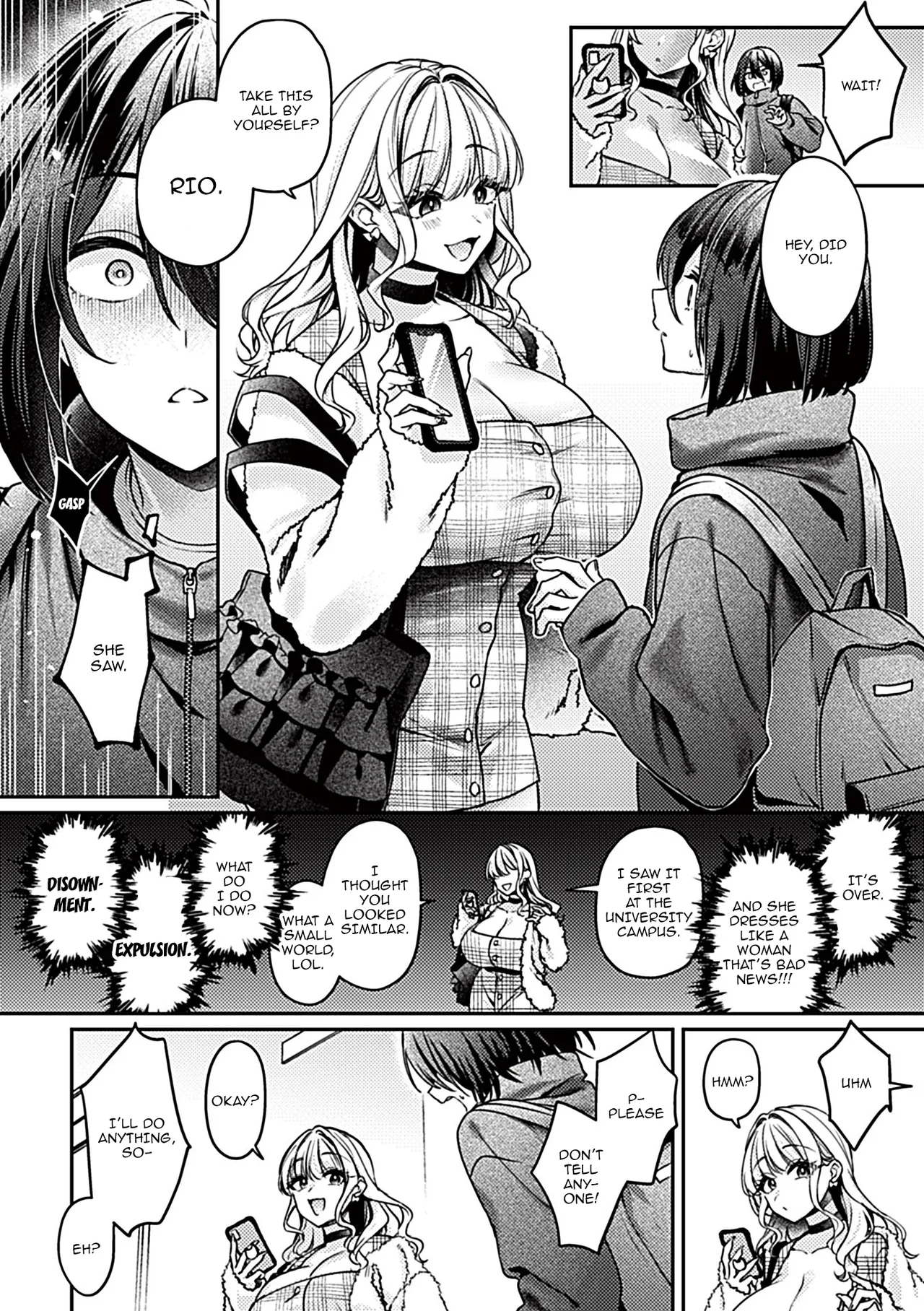 Tsuyotsuyo Gyaru no Inkya Ikusei Keikaku Ch. 1-2 | A Forceful Gyaru's Shy Man Raising Project Ch. 1-2 page 5 full