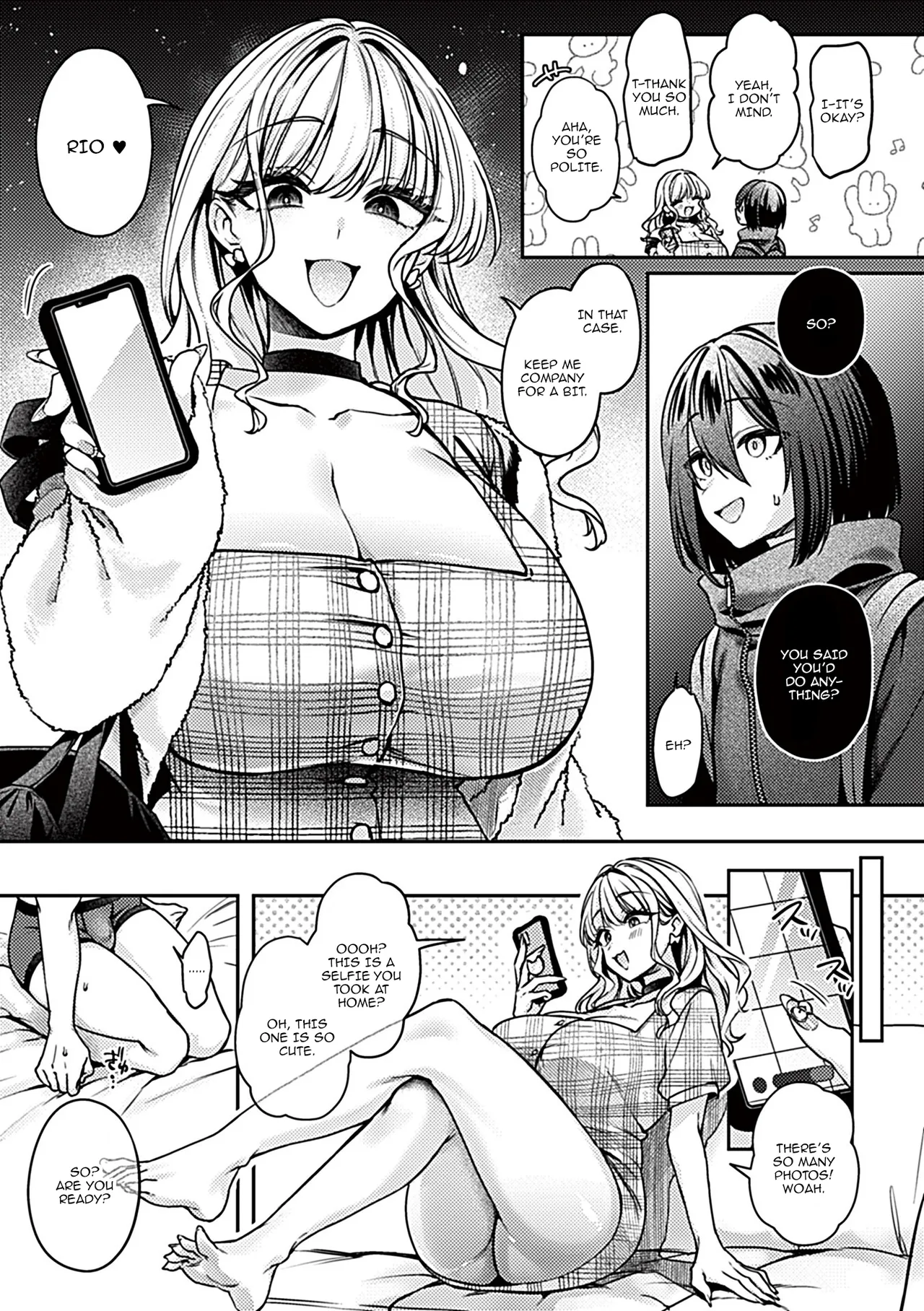 Tsuyotsuyo Gyaru no Inkya Ikusei Keikaku Ch. 1-2 | A Forceful Gyaru's Shy Man Raising Project Ch. 1-2 page 6 full