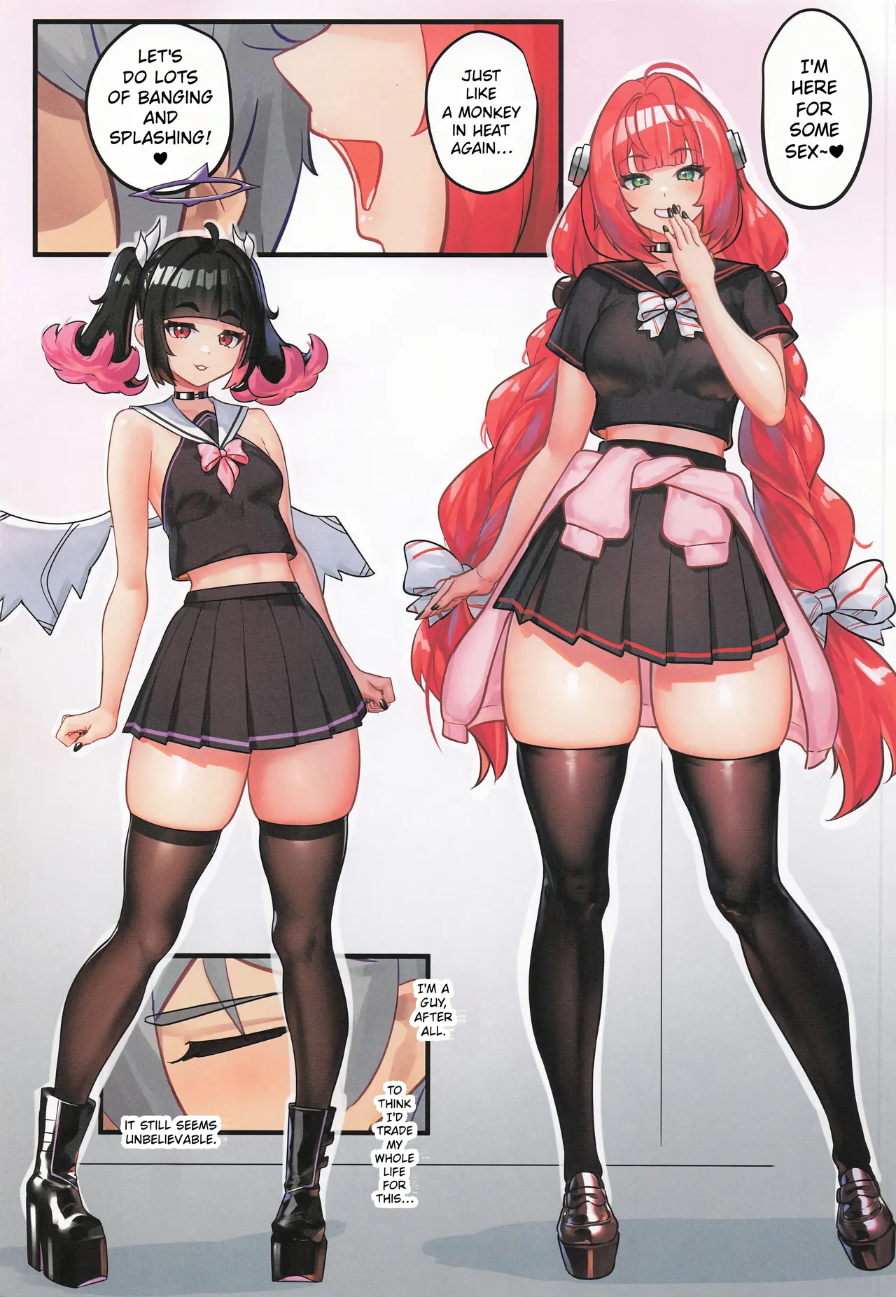 Harem House Ecchi: What If Wise's House Was a Gyaru Hangout Spot page 4 full