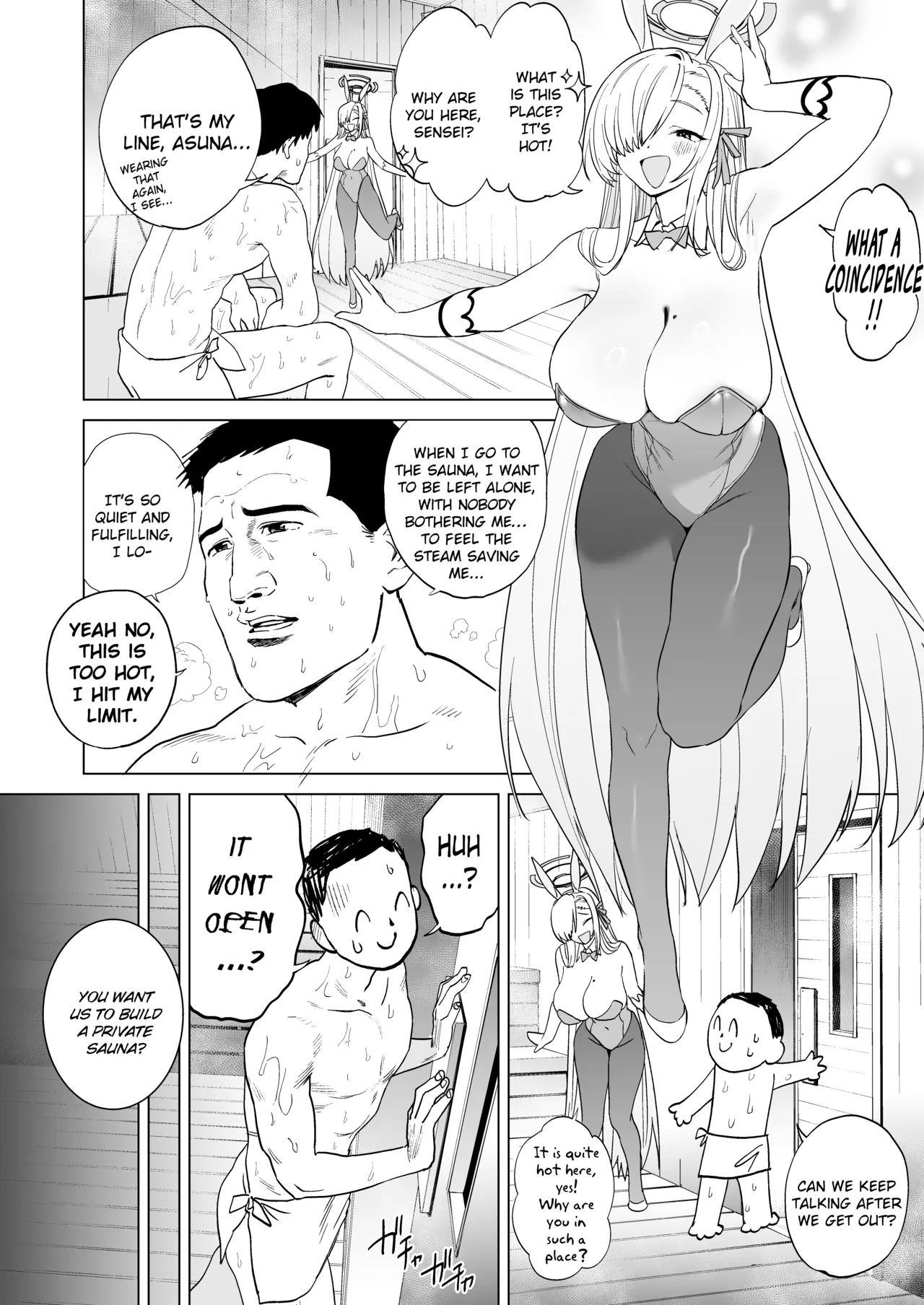 Asuna to Sauna de A-sex | Sweaty Asauna Sex page 4 full