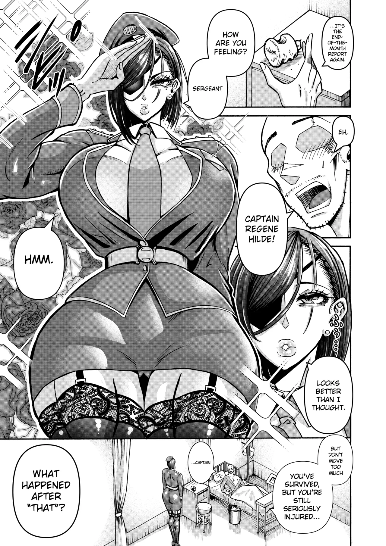 When I Got Injured, My Female Gorilla Commander Pampered and Took Care of Me! page 7 full