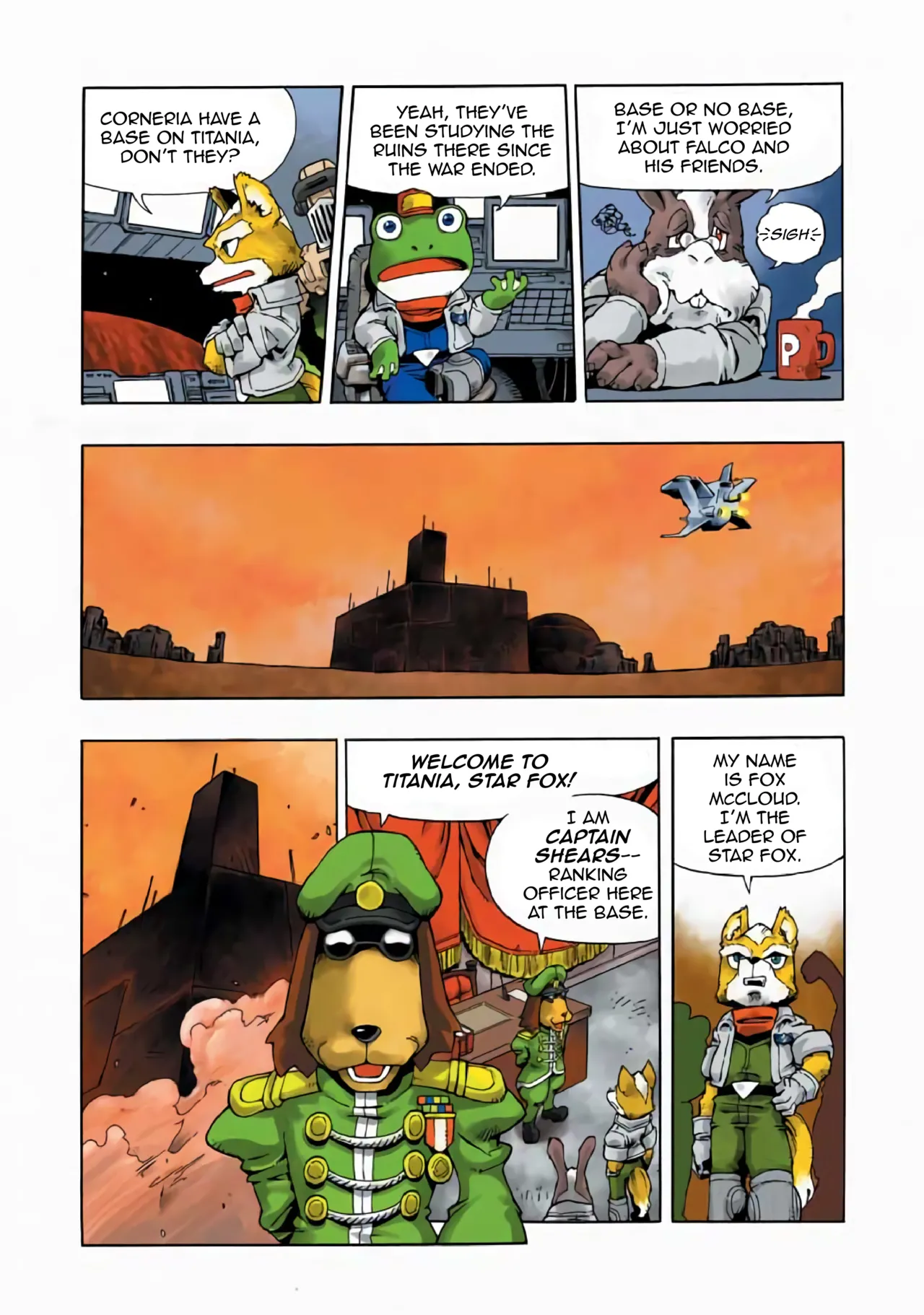 Star Fox: Farewell, Beloved Falco page 9 full