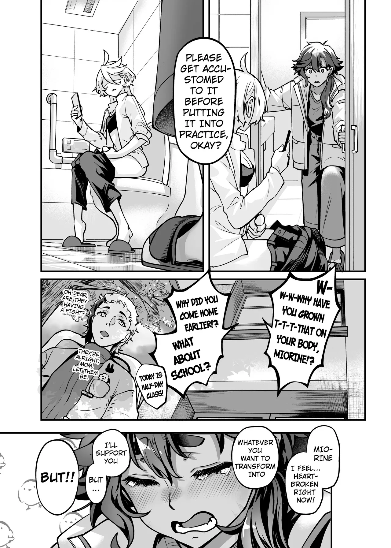 English "Let Me Have You Satisfied You Dummy" Digital Book - Mobile Suit Gundam THE WITCH FROM MERCURY page 7 full