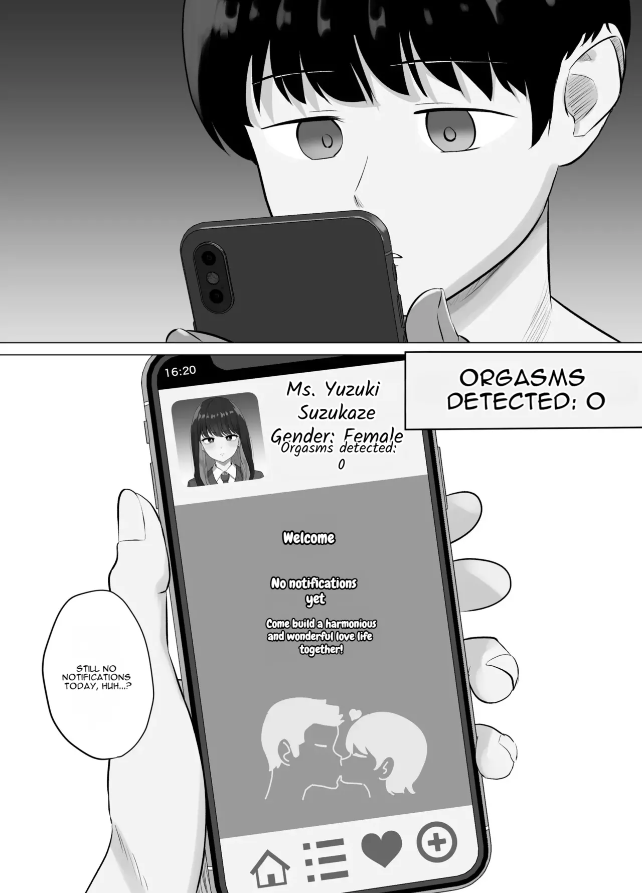 Zecchou Kenchi Appli ~Nariyamanai Netorare Tsuuchi~ page 9 full