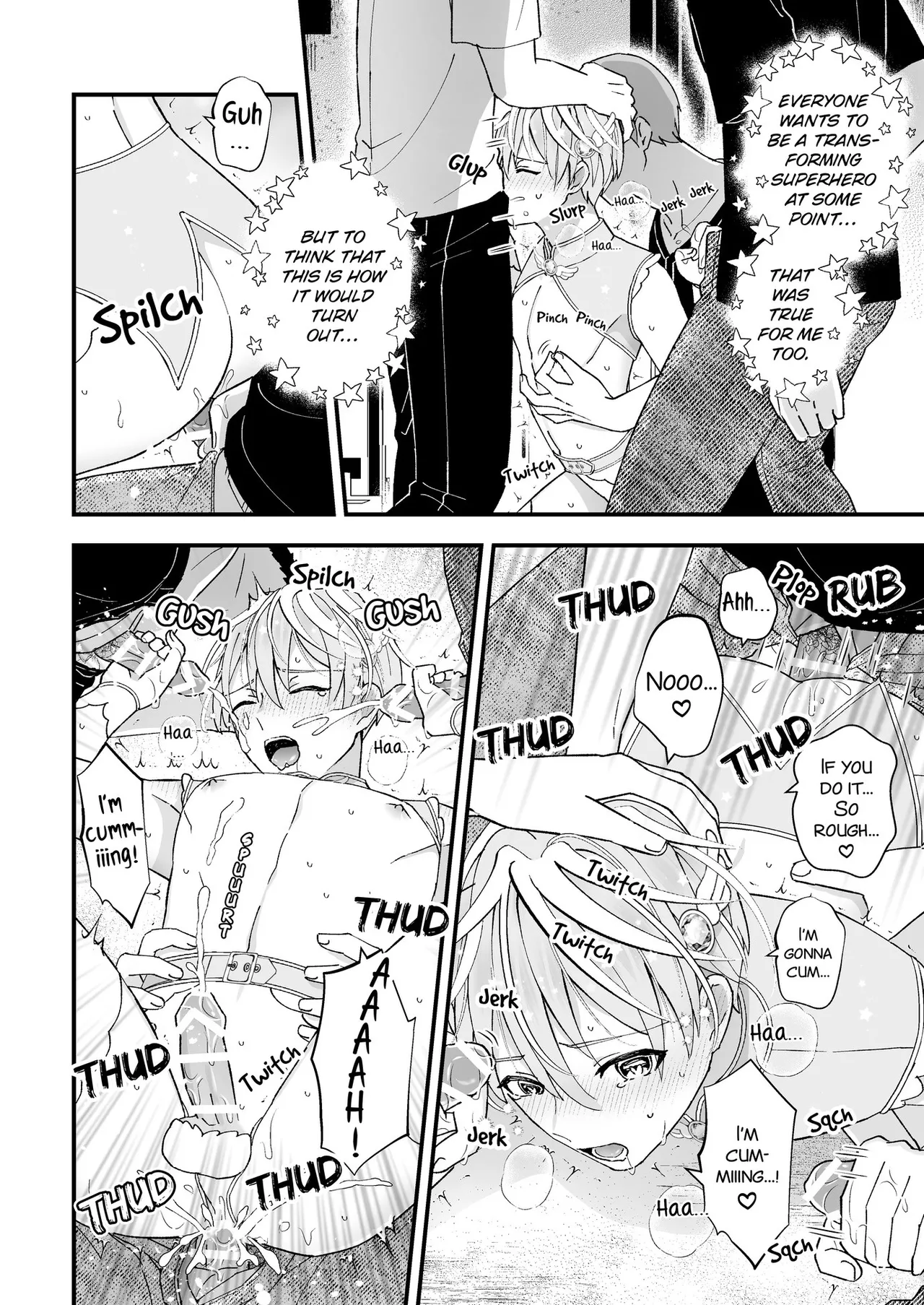 Sperm Milker Amata - I'm a Magical Boy？! Why Am I About to Get…？! page 4 full