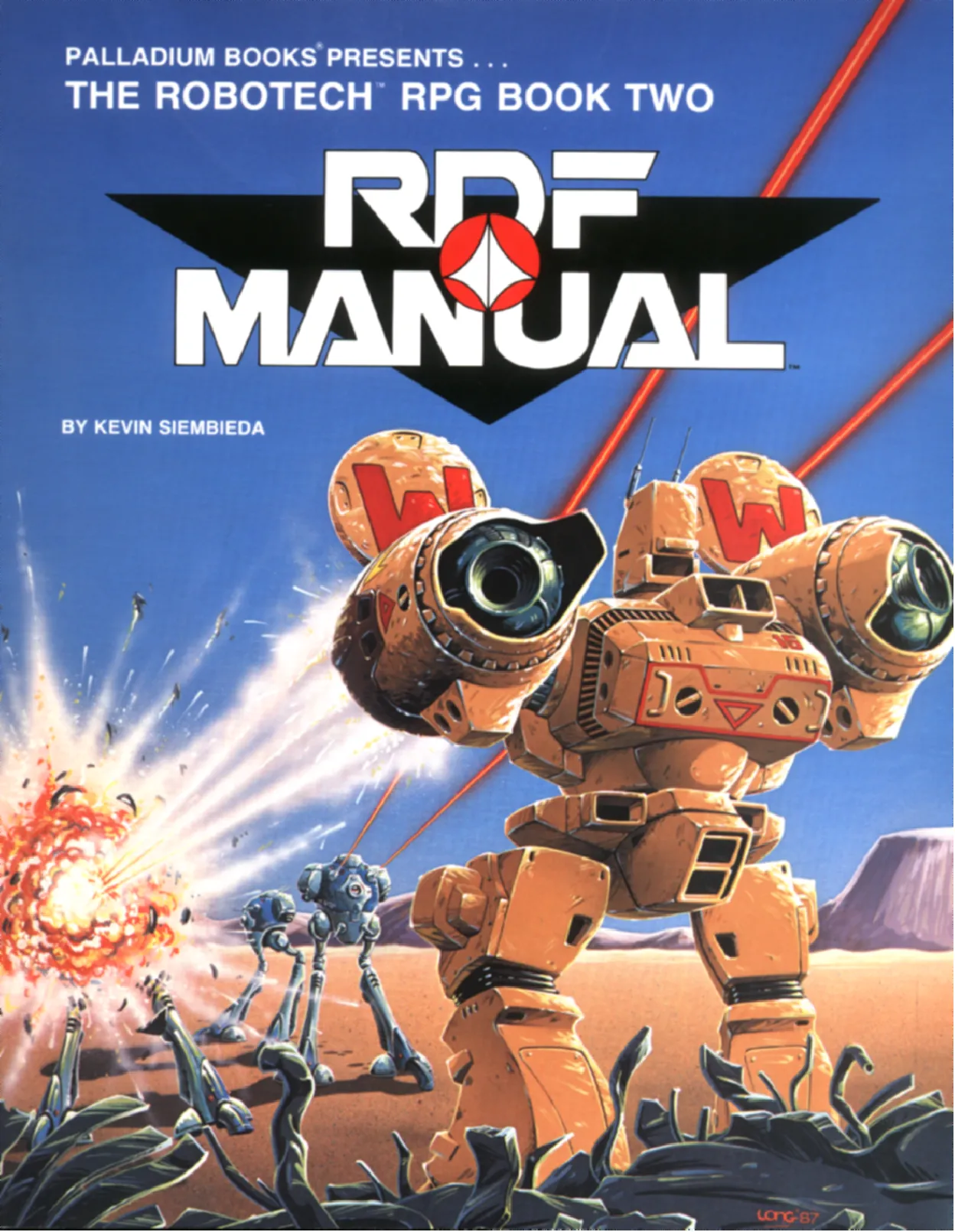 Robotech RPG - Book 2 The RDF Manual page 1 full
