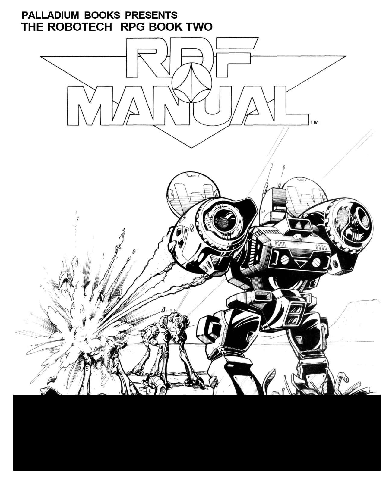 Robotech RPG - Book 2 The RDF Manual page 2 full