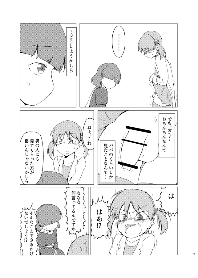 新薬を試してみたら男性器が生えてきました page 8 full