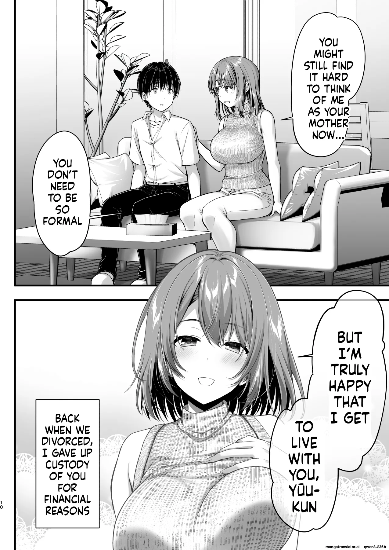 Kon'na Sukebena Karada de Hahaoya wa Muridaro! Muboubi sugiru Haha de Nuki makuru Hibi Remake page 10 full