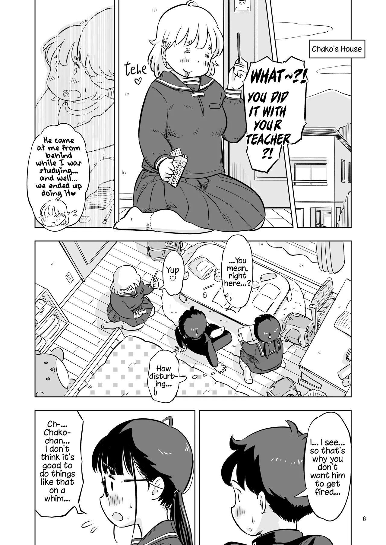 Benkyoukai no Hazudatta no ni... page 6 full