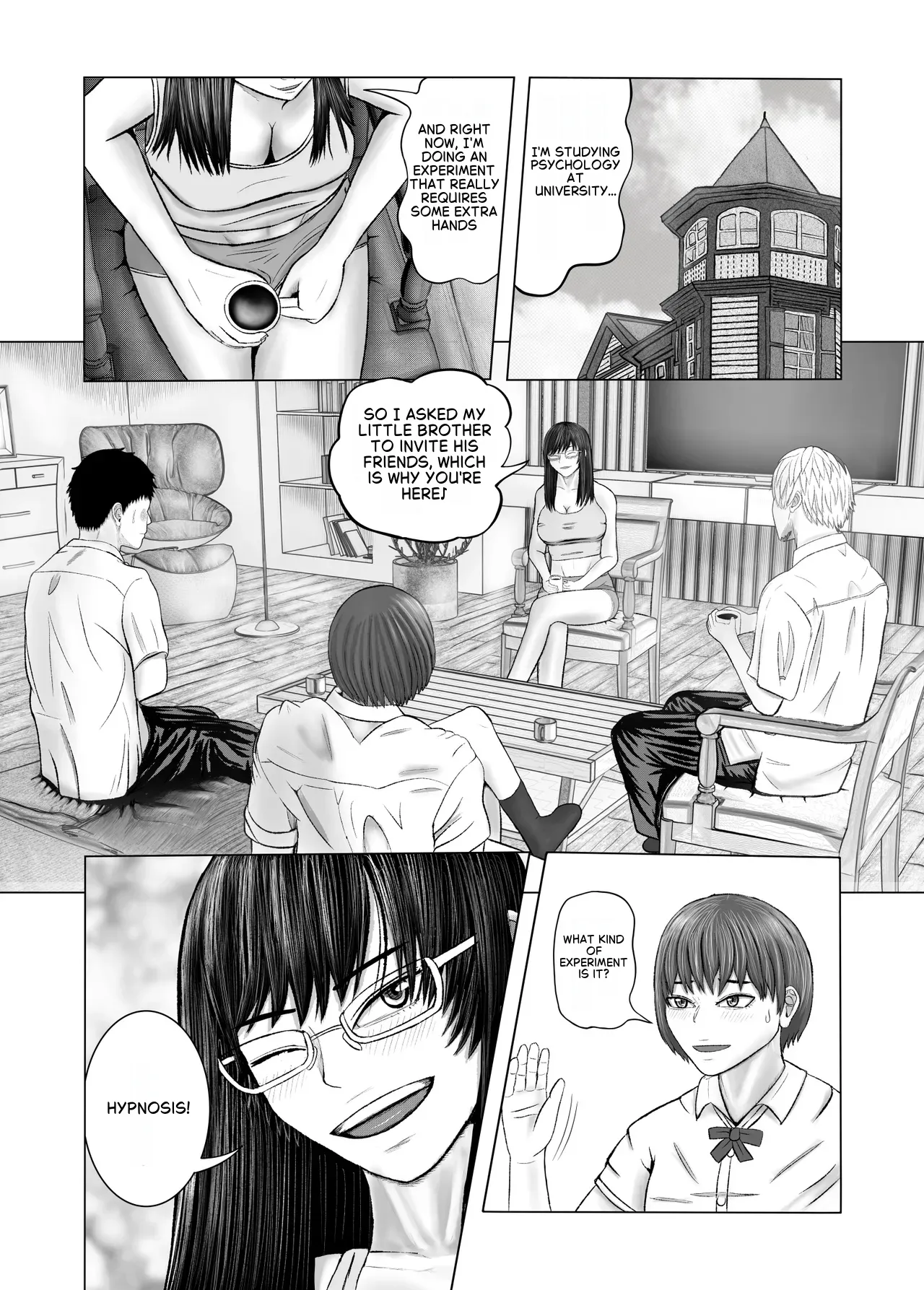 Together with onee-san: The story of having an orgy with my classmates in a hypnosis experiment page 6 full