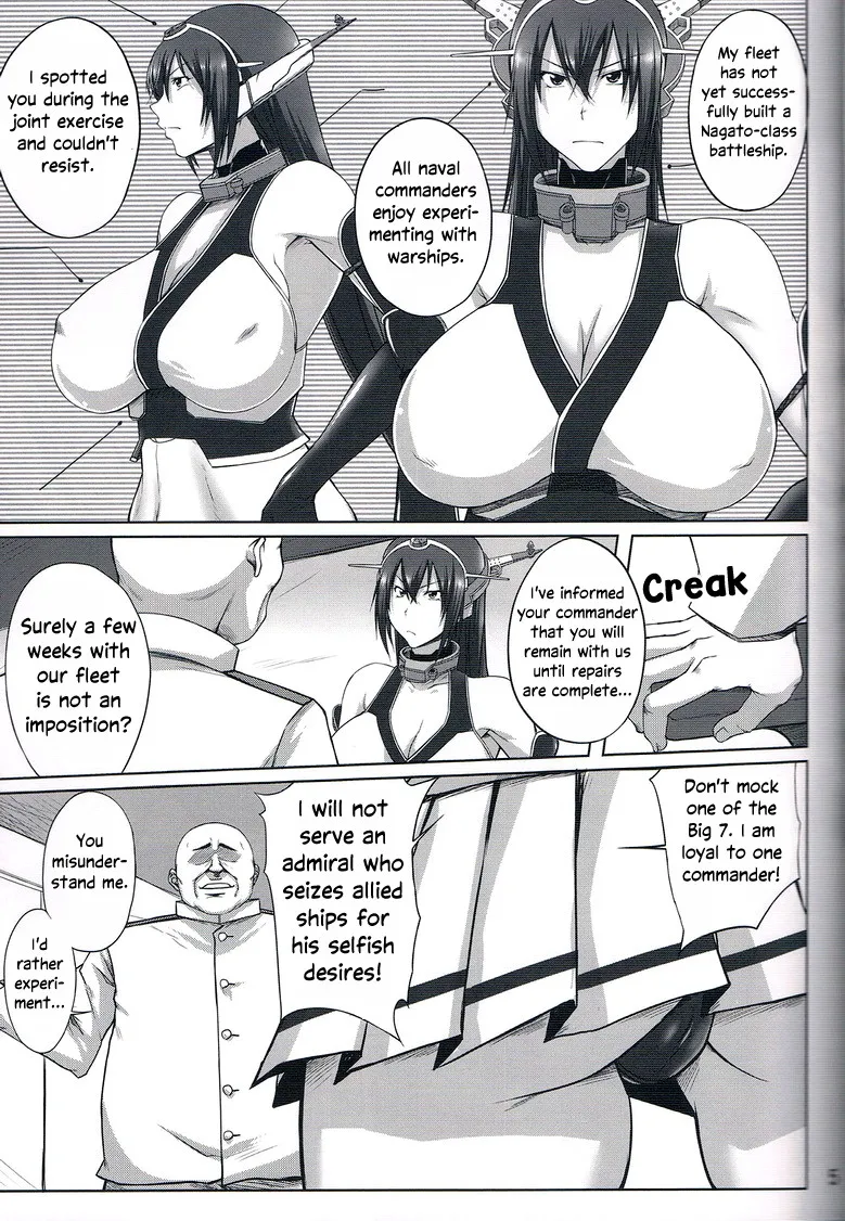 Senkan Nagato Inranka Kaishuu | Battleship Nagato's Naughty Refitting page 4 full