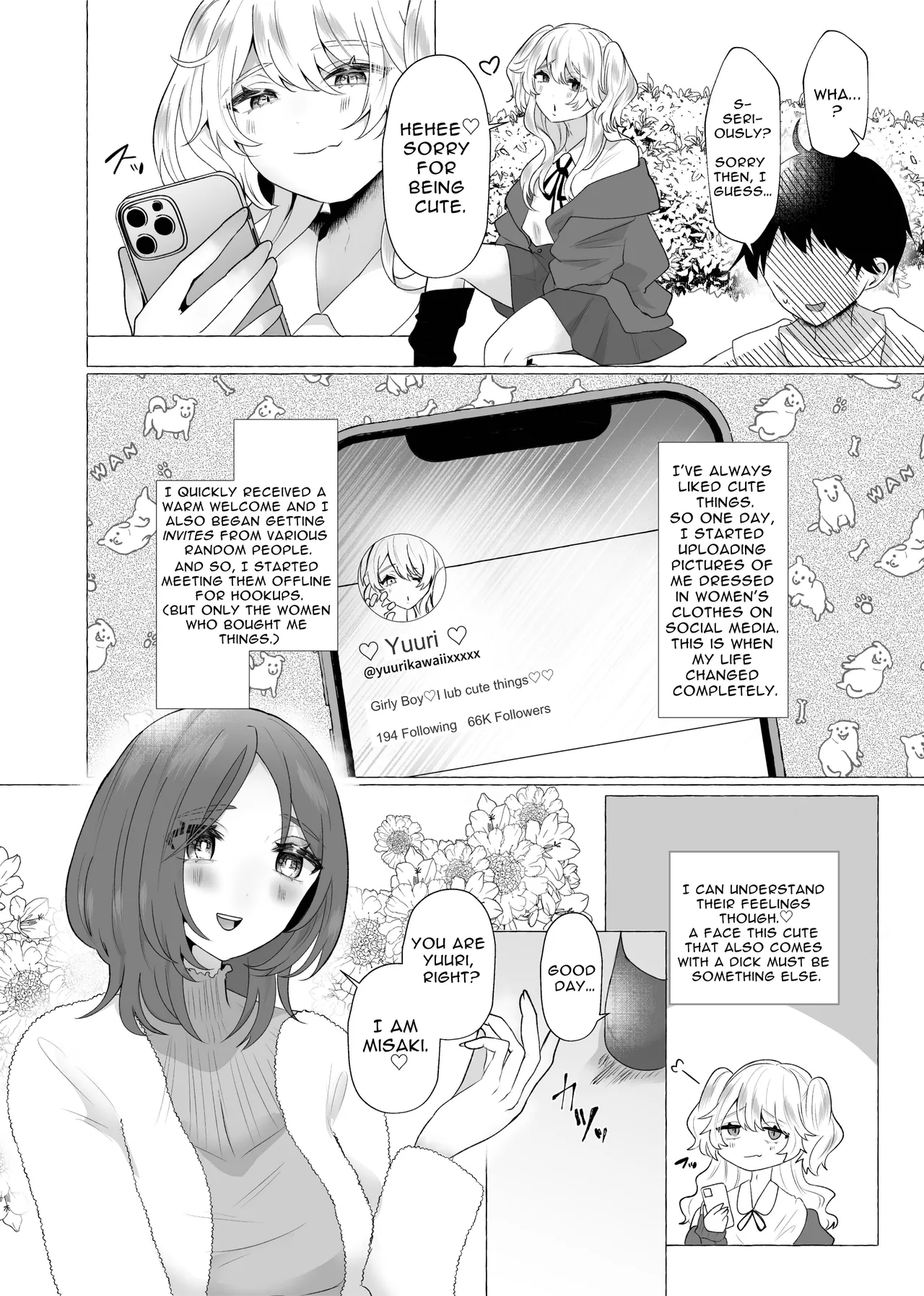 Yuuri 100% Feminization ~Crossdressing boy turned to Femswine~ page 4 full