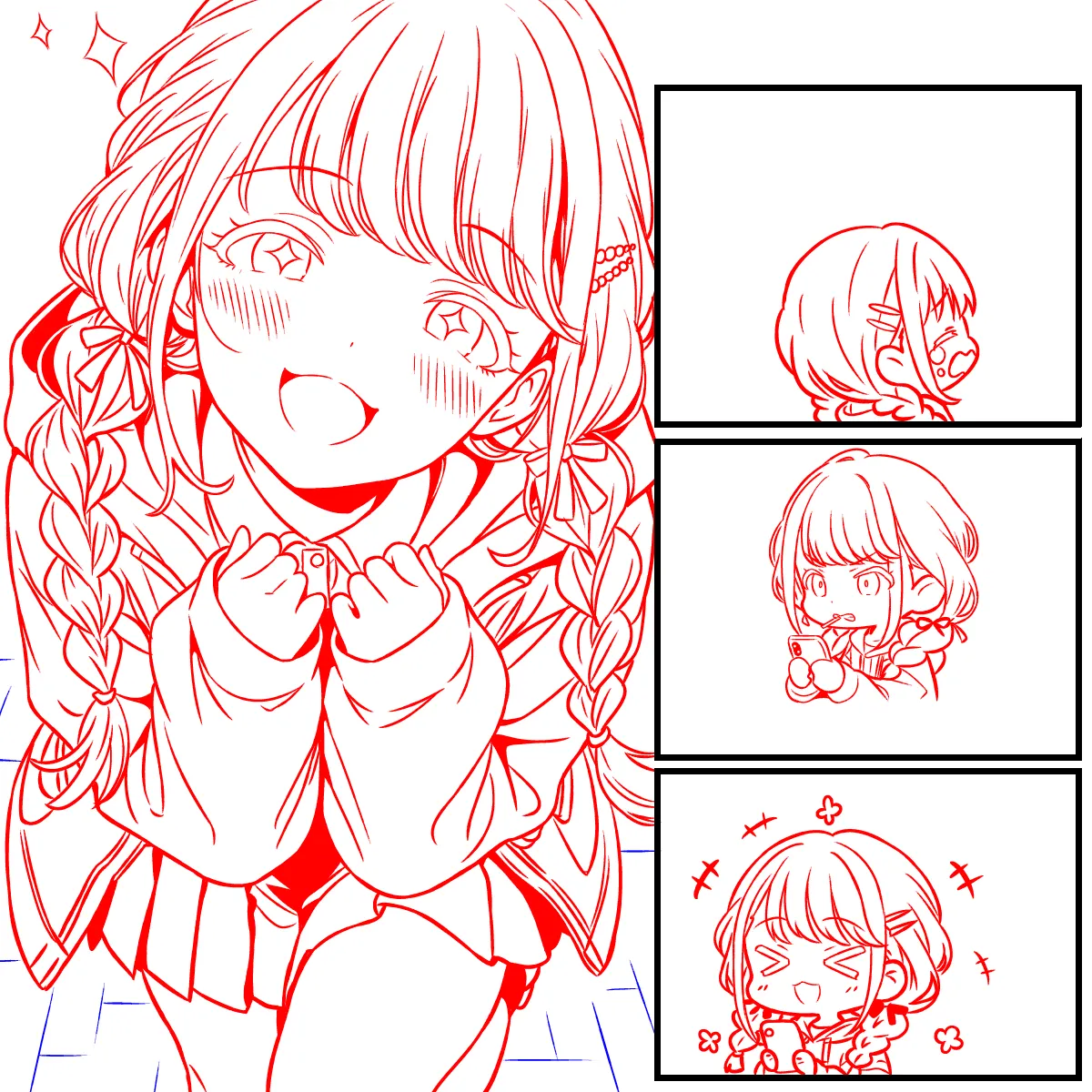 感情豊かな藤田ことねの表情差分4+3種 page 4 full