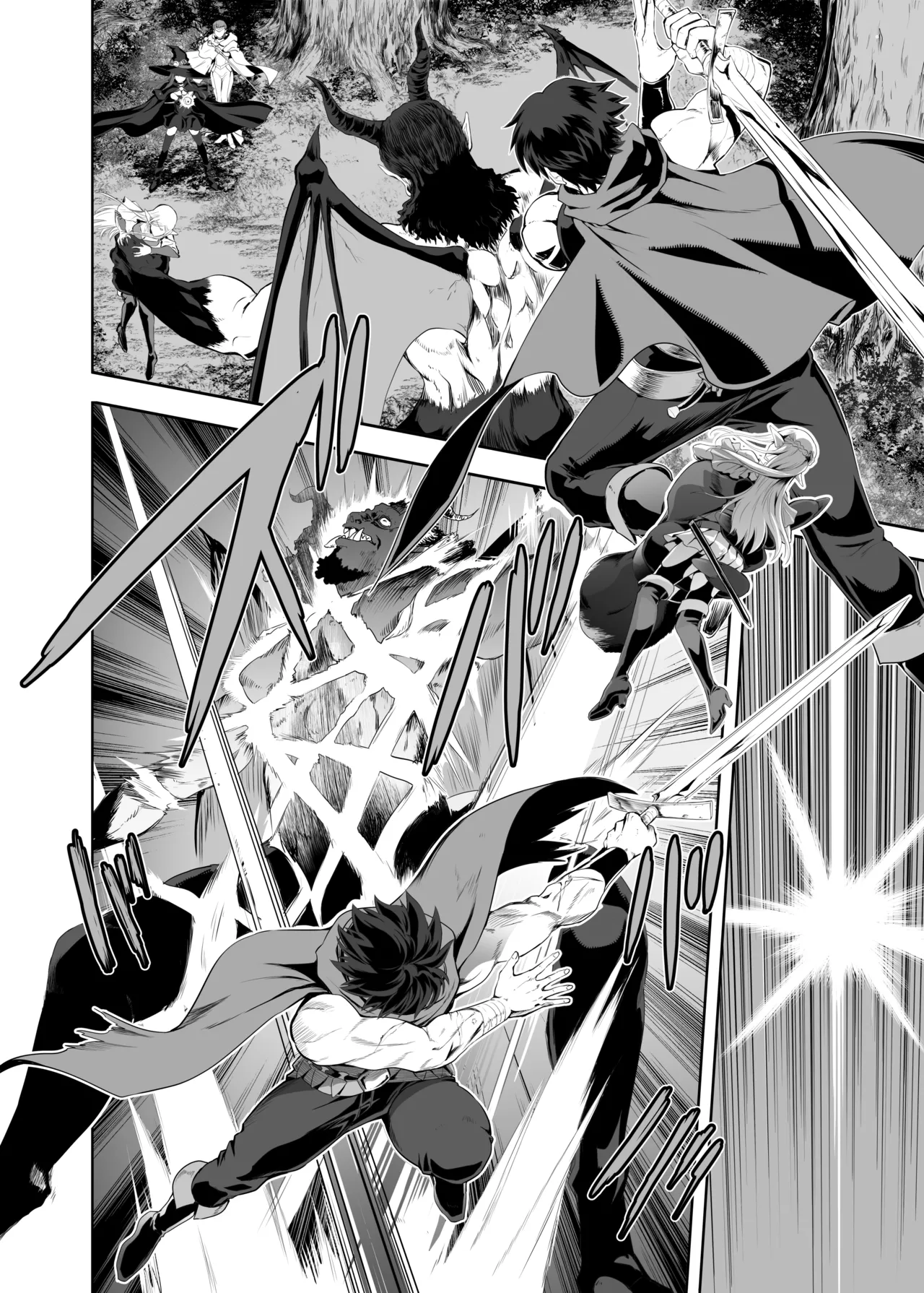 Ubu de Koukishin Ousei na Elf no Hime wa Sato o Dete Kairaku o Shiru page 9 full