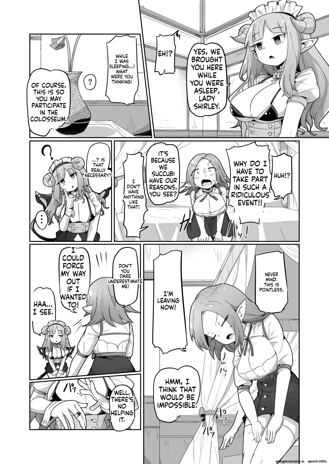 Haiboku Show Colosseum 1 Kaisenme Tsuyo Tsuyo Majutsushi-chan VS Shintai Kaihatsu ga Tokuina Shou Akuma Succubus-chan page 5 full