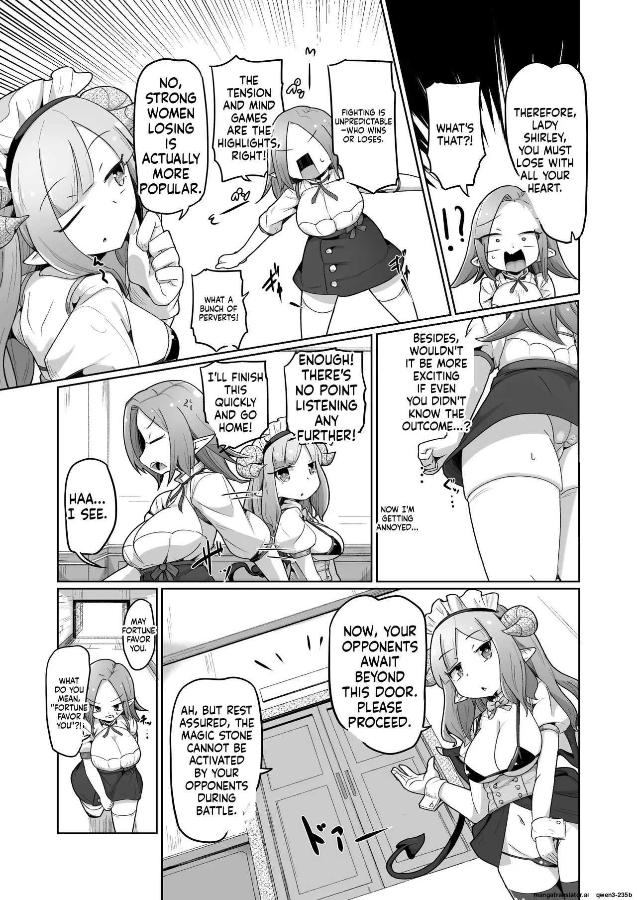 Haiboku Show Colosseum 1 Kaisenme Tsuyo Tsuyo Majutsushi-chan VS Shintai Kaihatsu ga Tokuina Shou Akuma Succubus-chan page 9 full