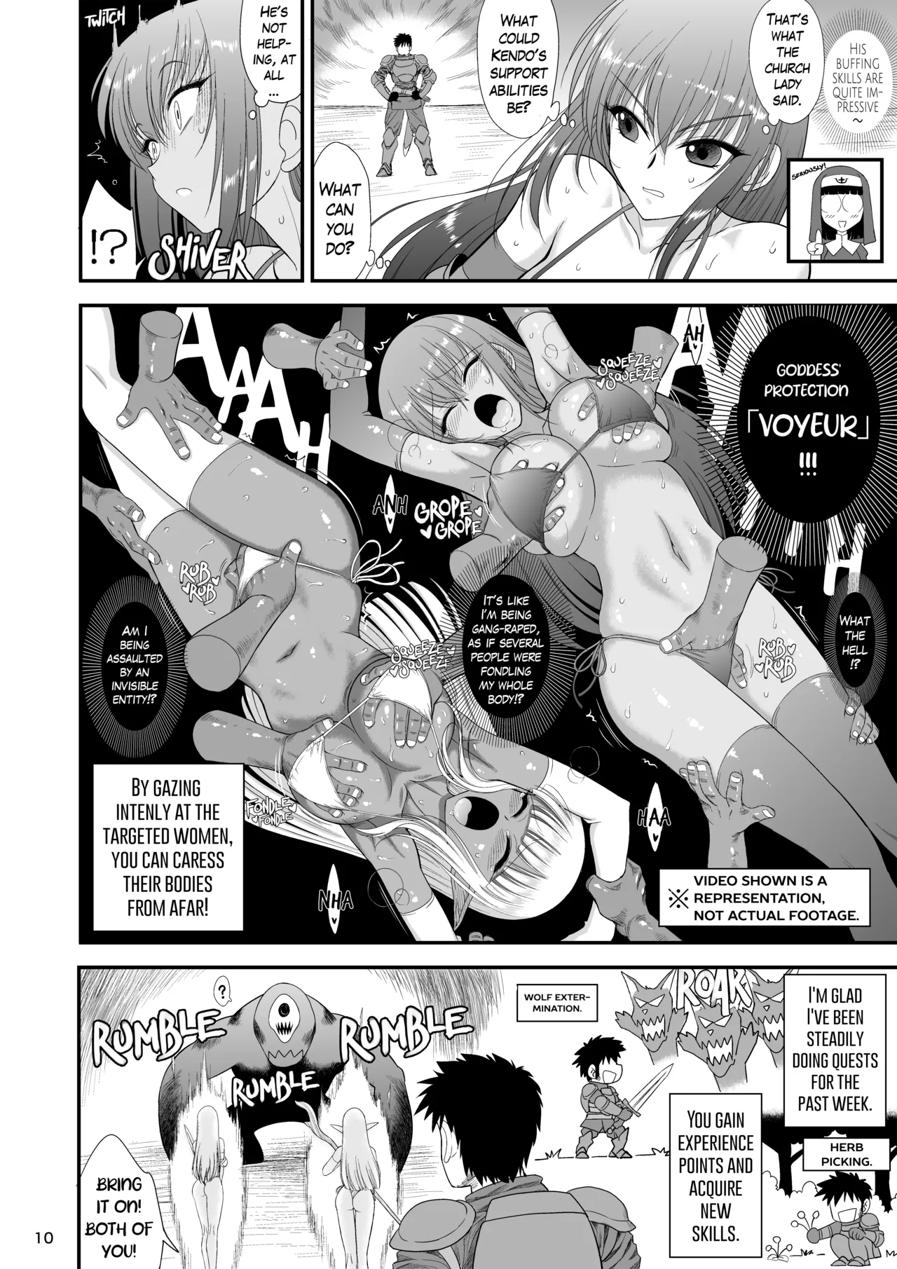 Mami no Meikyuu 2 Leskko Boukensha Hen | Mamidara's Dungeon 2 Lesbian adventurers episode page 10 full