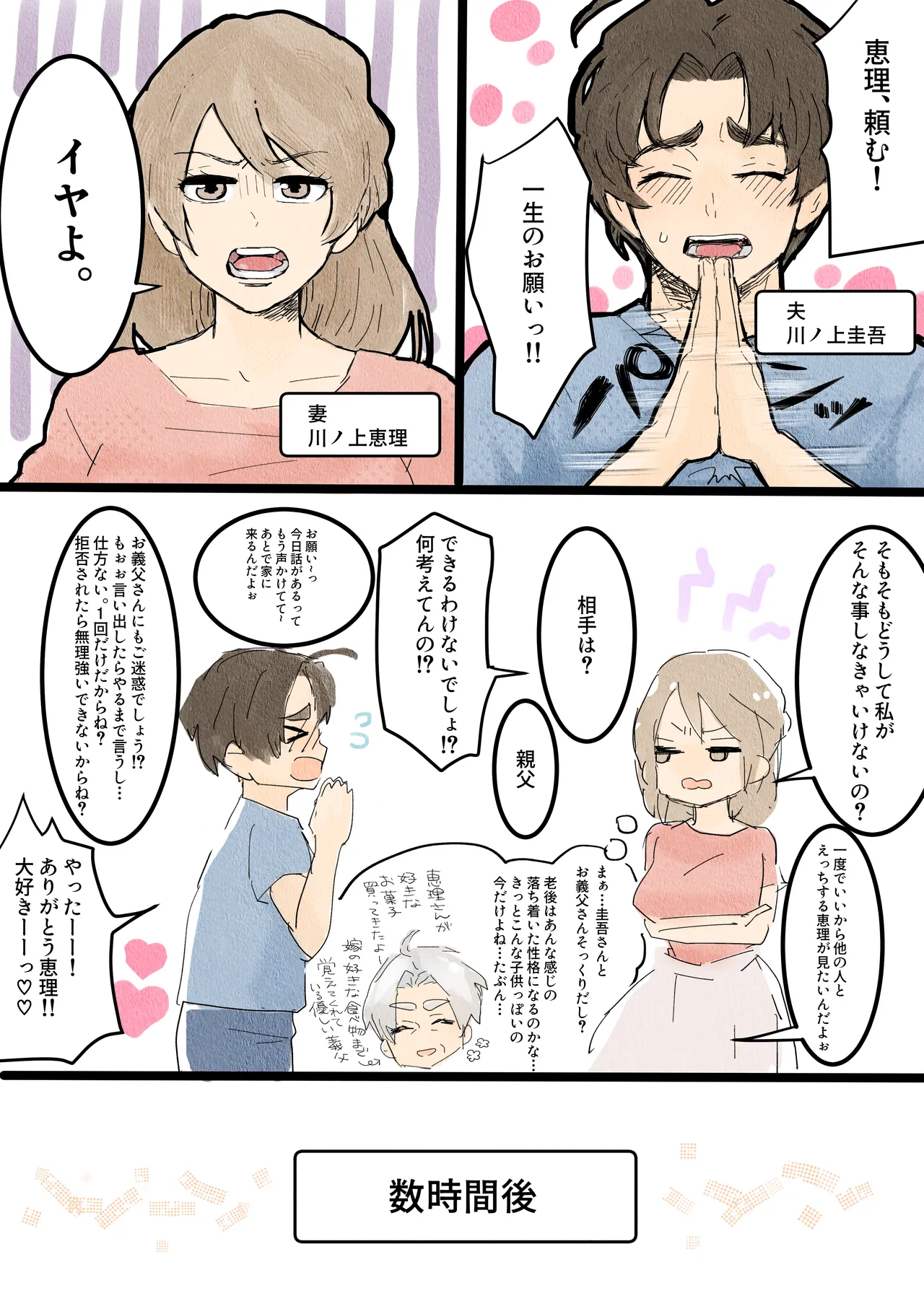 Kawanoue Eri wa otto no netora se shumi de gifu ni karada o yurusu page 2 full