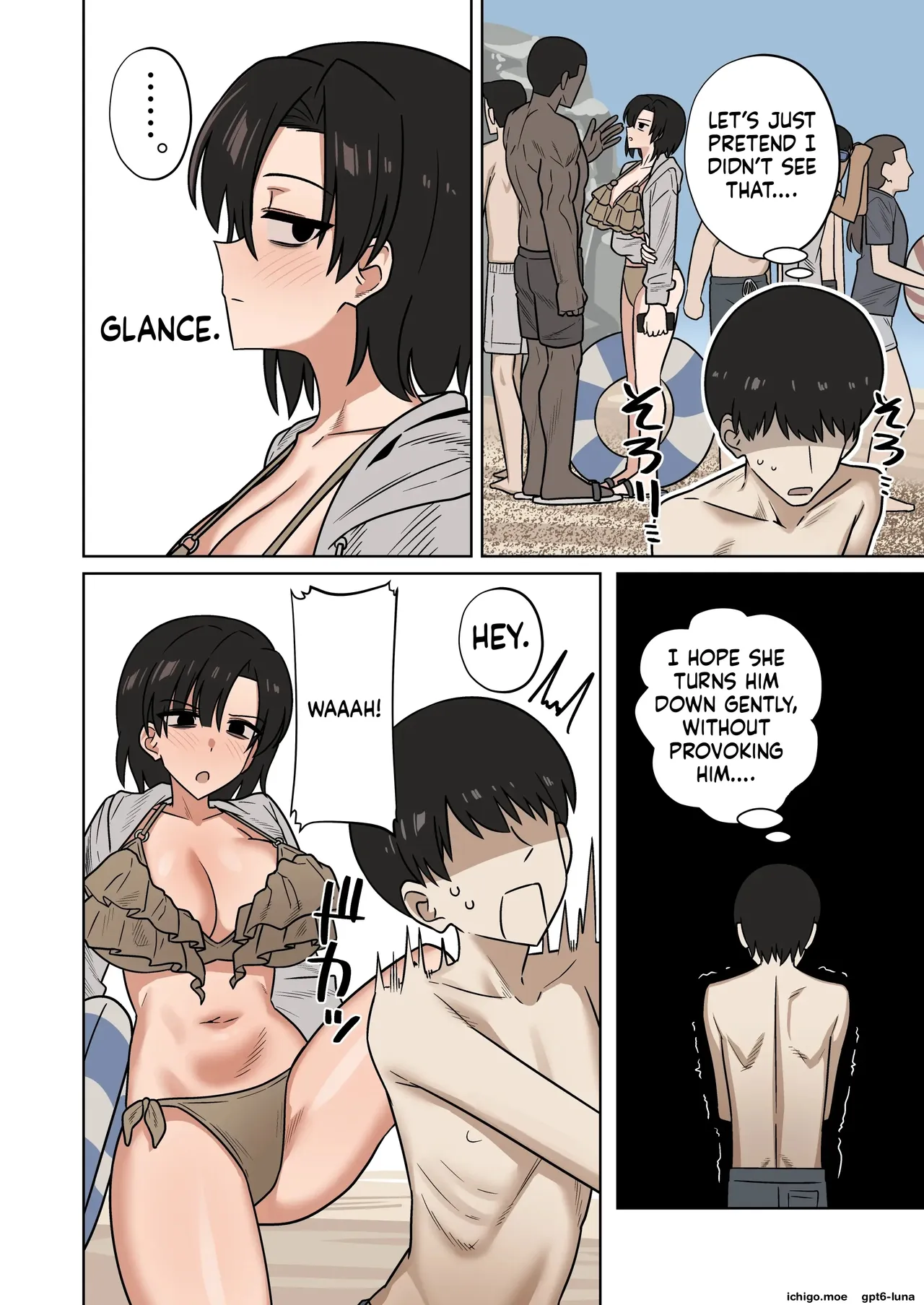 The result of failing to save my girlfriend being hit on at the beach…【NTR】 page 2 full