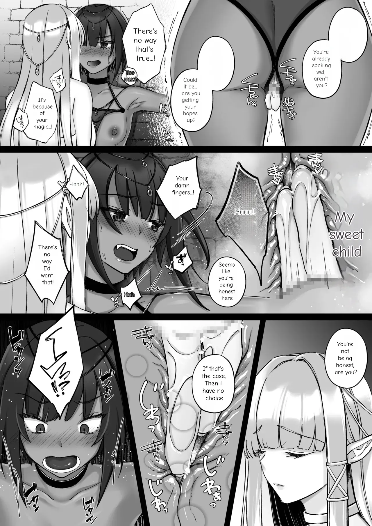 The Fall of the Elves: Imprinting Lewd Marks on Elves and Turning Them into Lesbians page 9 full