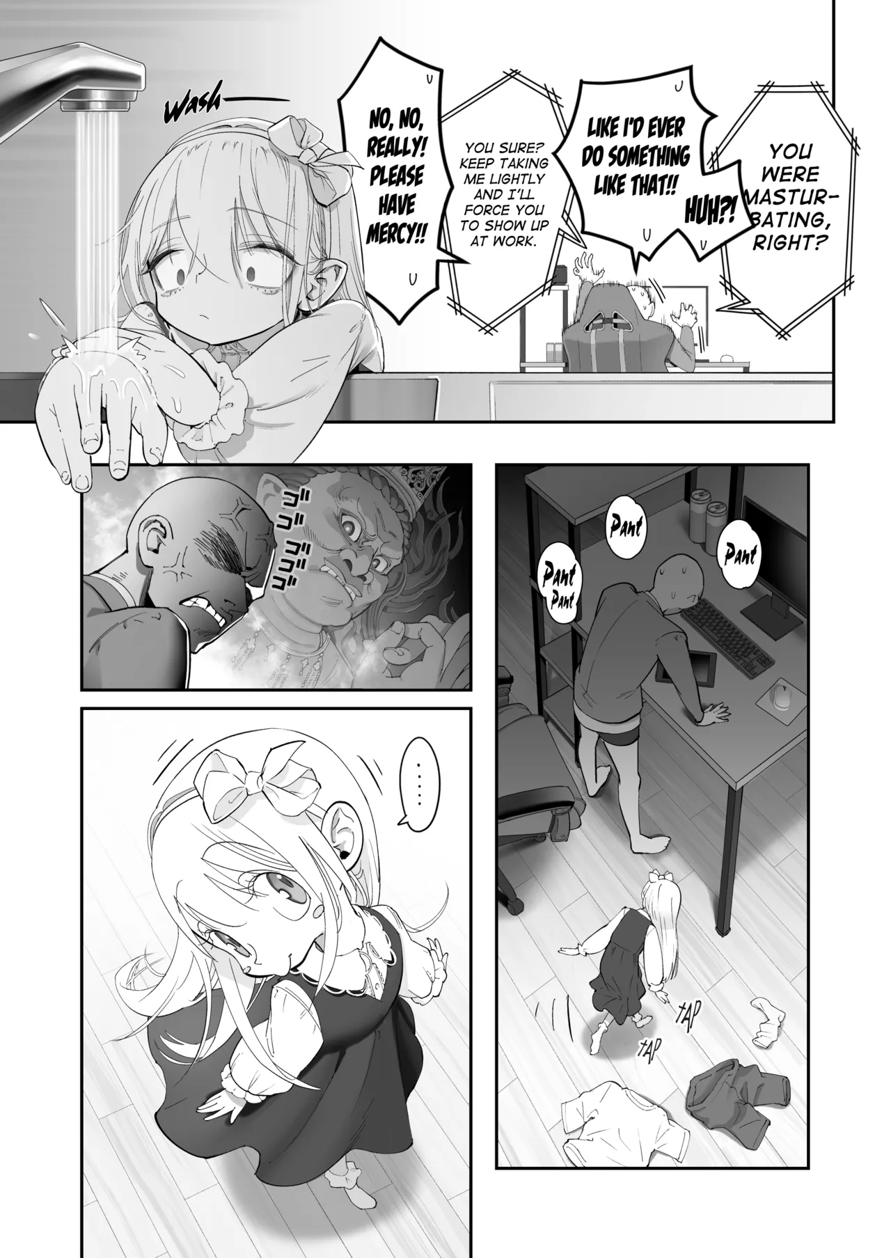 Tenshi ga Ie ni Tomari ni Kita . page 9 full