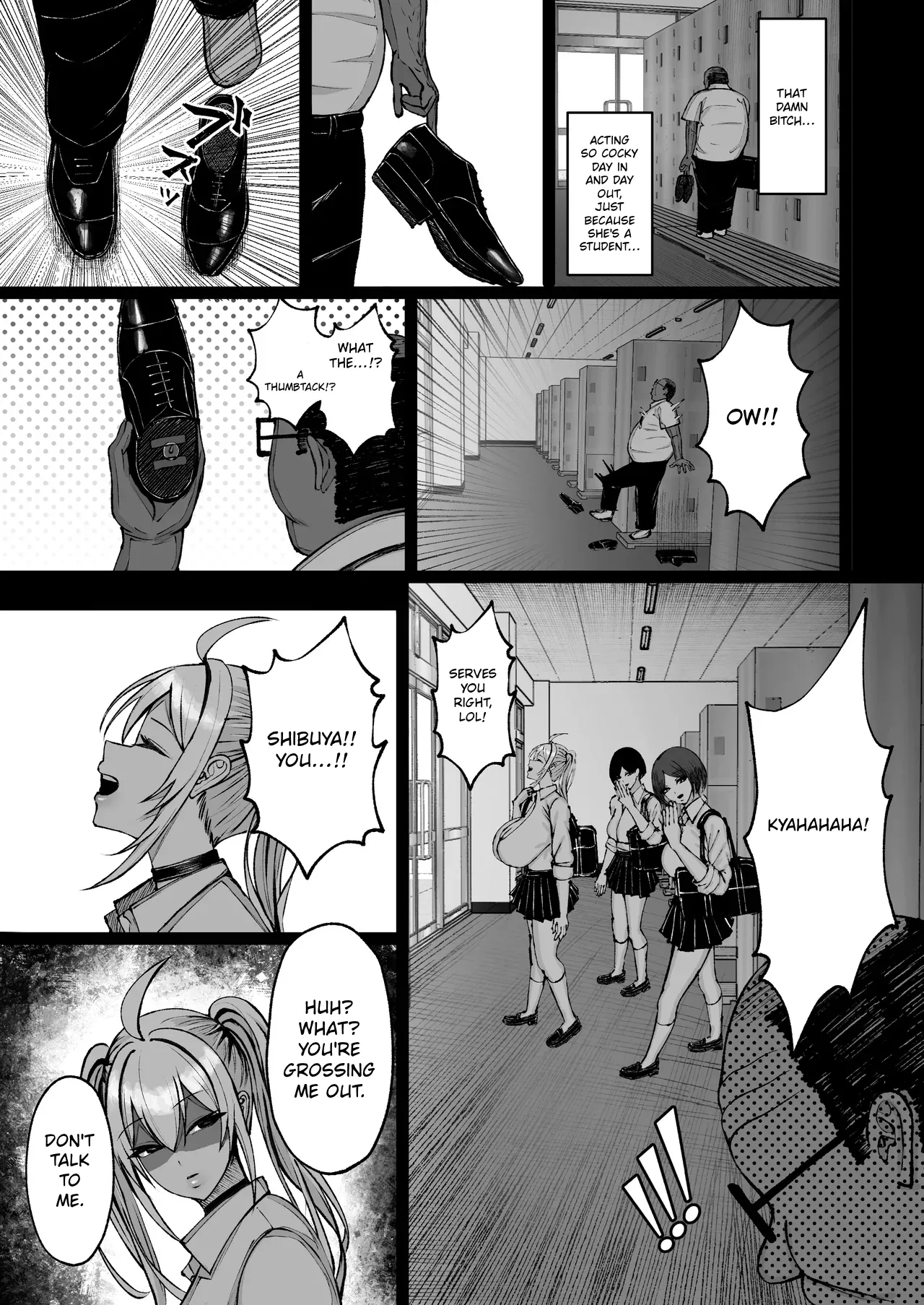 School Hypnosis ~The Cheeky Busty Gyaru Who Bullies me is Actually my Sexual Relief Pet Lol~ | Gakuen Saimin ~Ore o Ijimeru Namaiki Bakunyuu Gal, Jitsu wa Ore no Seishori Pet na Ken w~ page 9 full