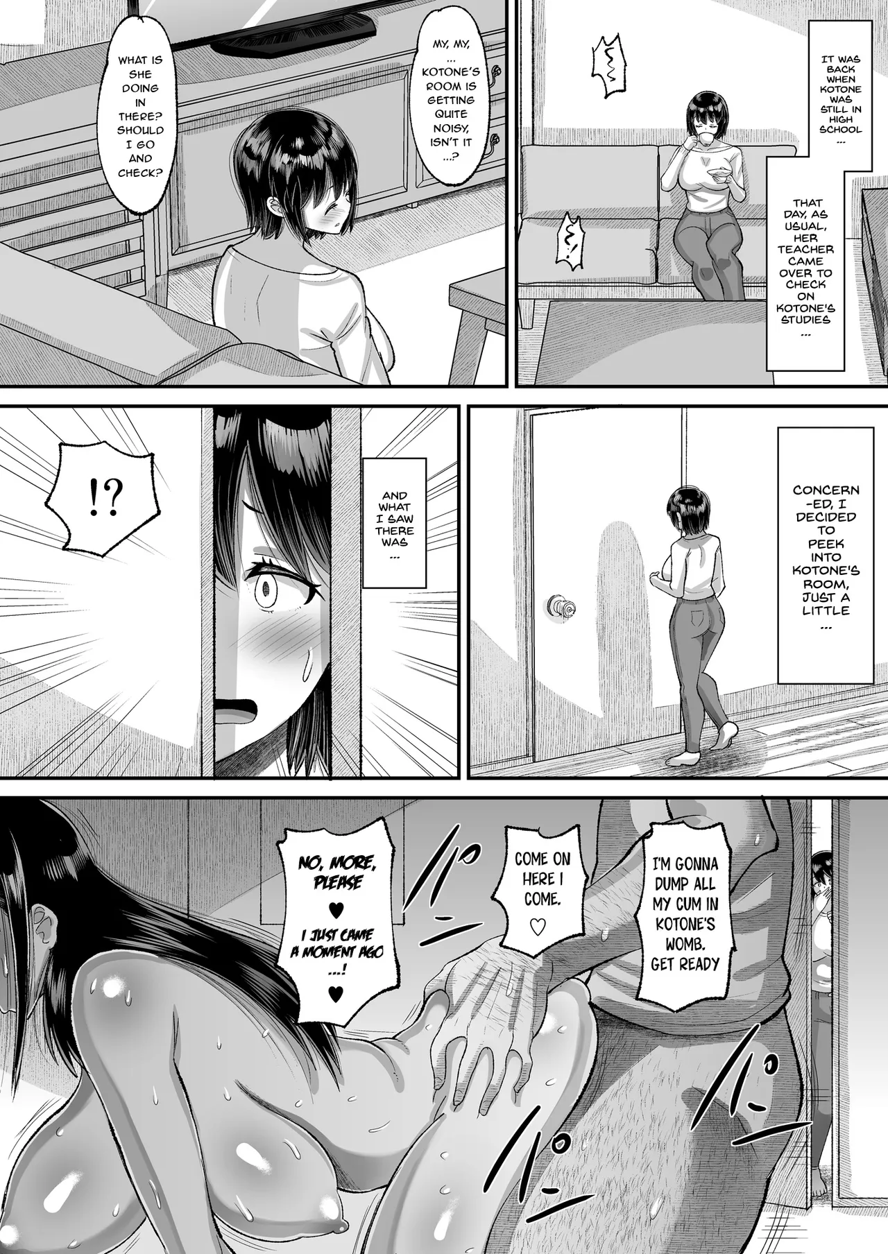 AMP  Kichiku Kyoushi ni Otosareta Boku no Seito Kaichou 3 Jijo Eri. page 4 full