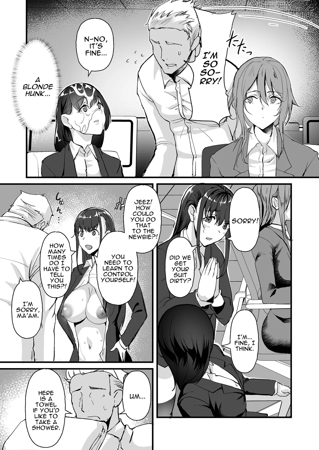 Yariman Shika Inai Kaisha ni Nyuusha shita Shinsotsu-chan ga!! | What Became of the New Recruit who Joined a Company Full of Sluts!! page 9 full