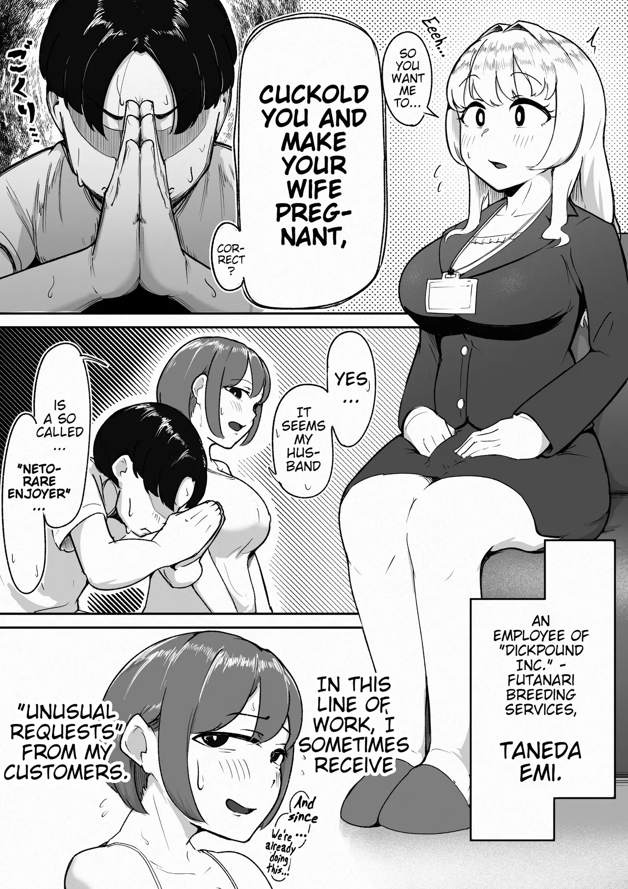 Futanari Tanetsukeya-san no Manga 1-2 page 7 full