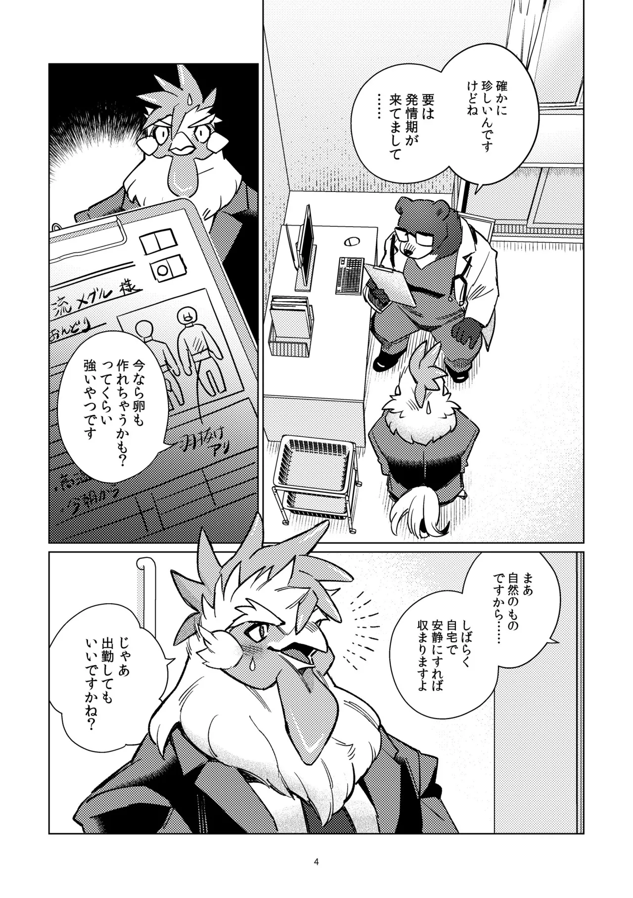 めんどりになるだけの1日 page 3 full