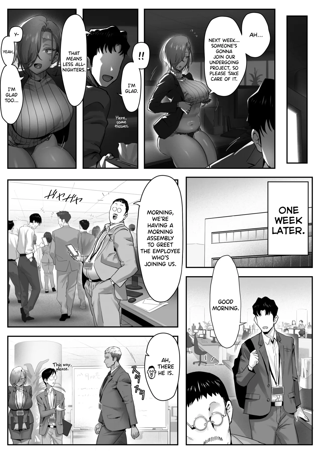 Onna Gal Joushi to Furin suru Hanashi 4 | Having an Affair with My Blonde Bombshell Boss – Part 4 page 5 full