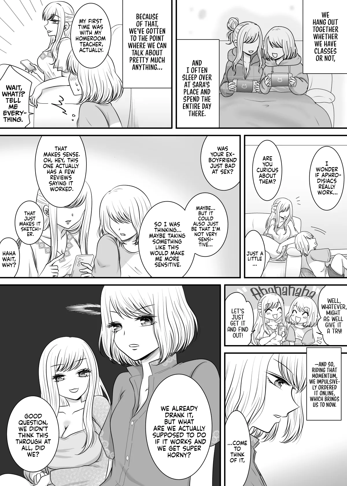 Tomodachi to Tameshi ni Biyaku o Nonde Mita Hanashi | The Time I Tried Drinking an Aphrodisiac With My Friend page 4 full