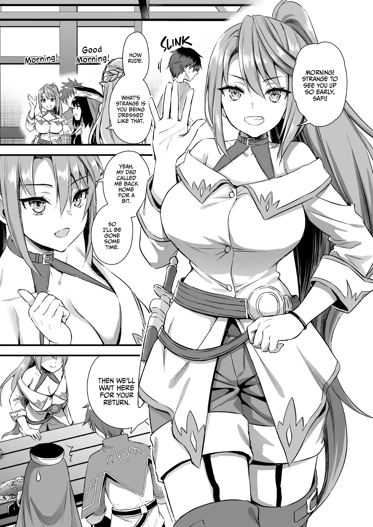 Eyeing the Hot Elf in Another World 5 page 6 full