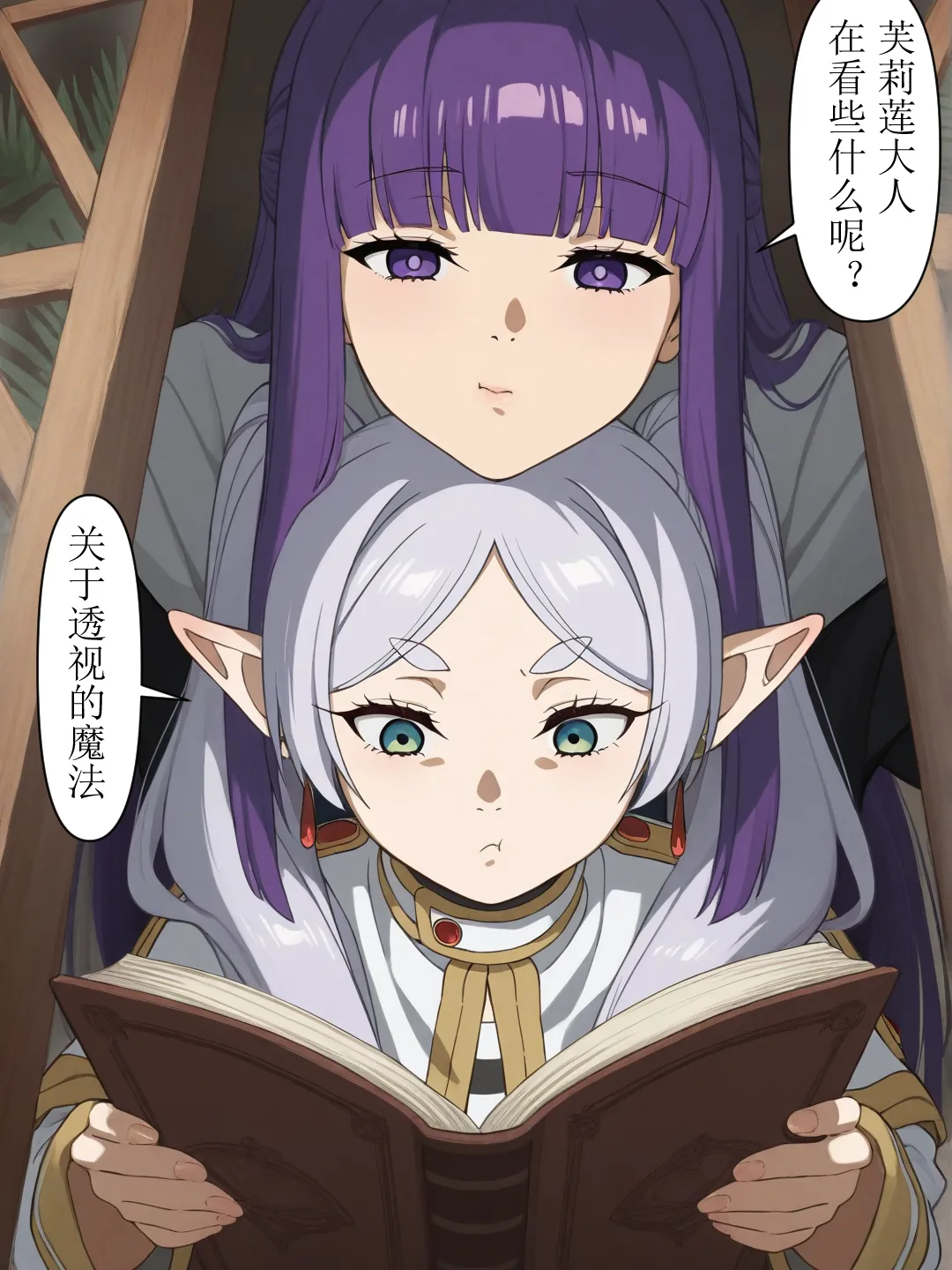 葬送的芙莉莲-让肉棒变大的魔法 page 2 full