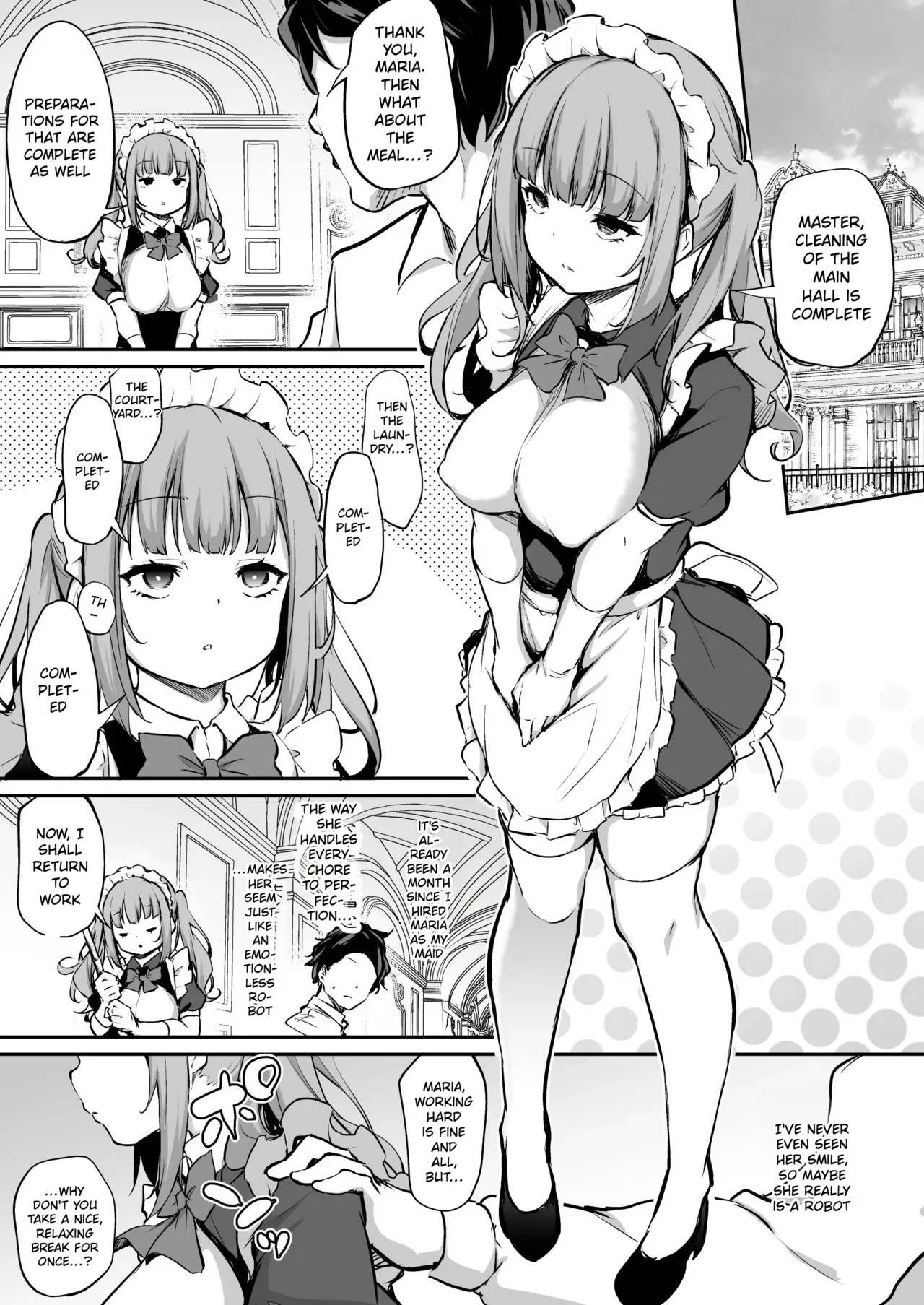 I hired a maid, and it turned out she was incredibly sensitive page 1 full