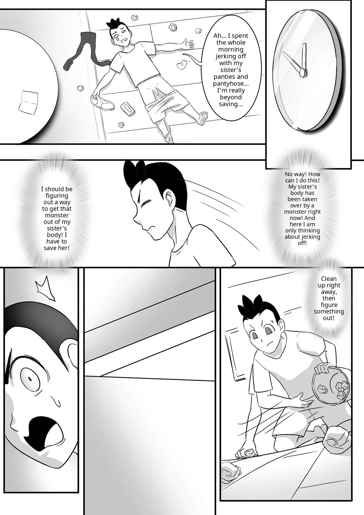 Tsukioi's younger brother, continued page 5 full