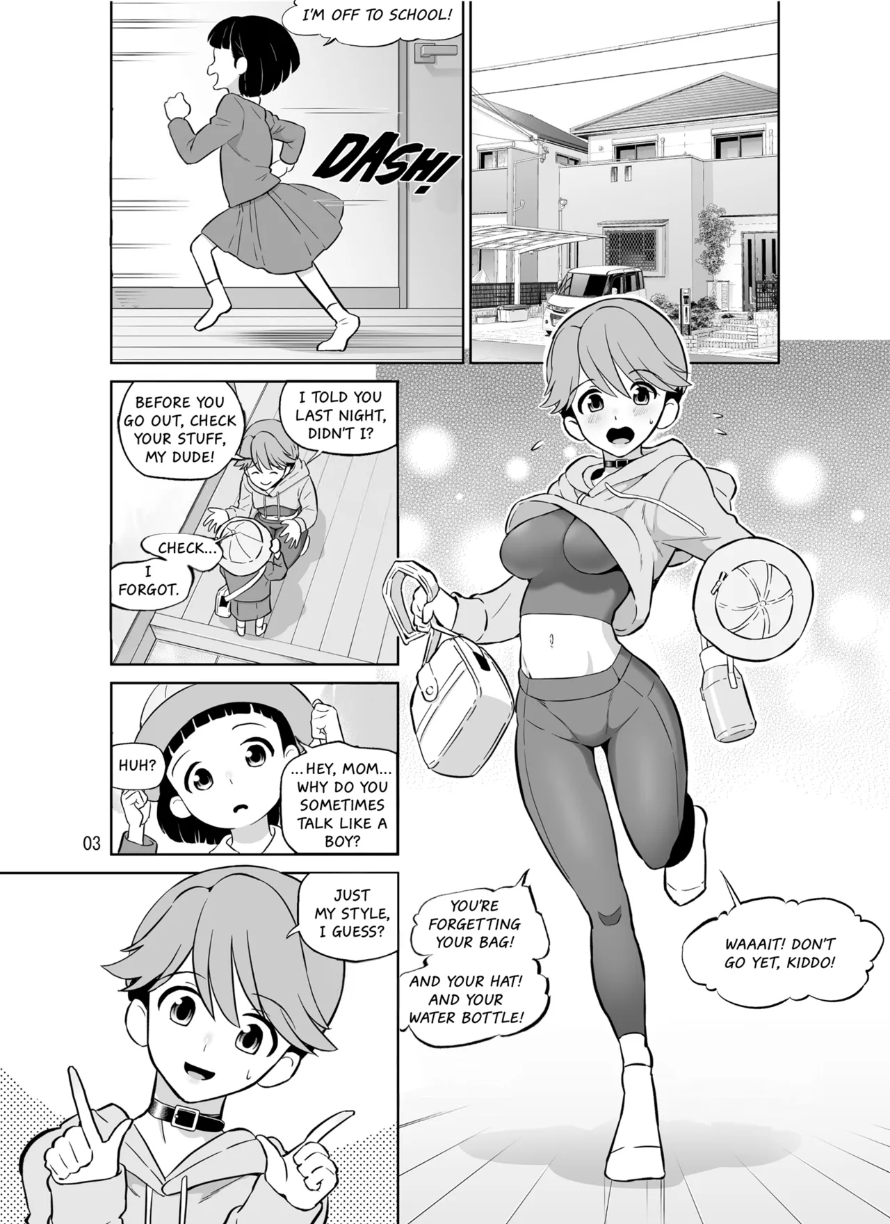 Netorare Bokukko Mama | Netorare'd Tomboyish Mom page 3 full