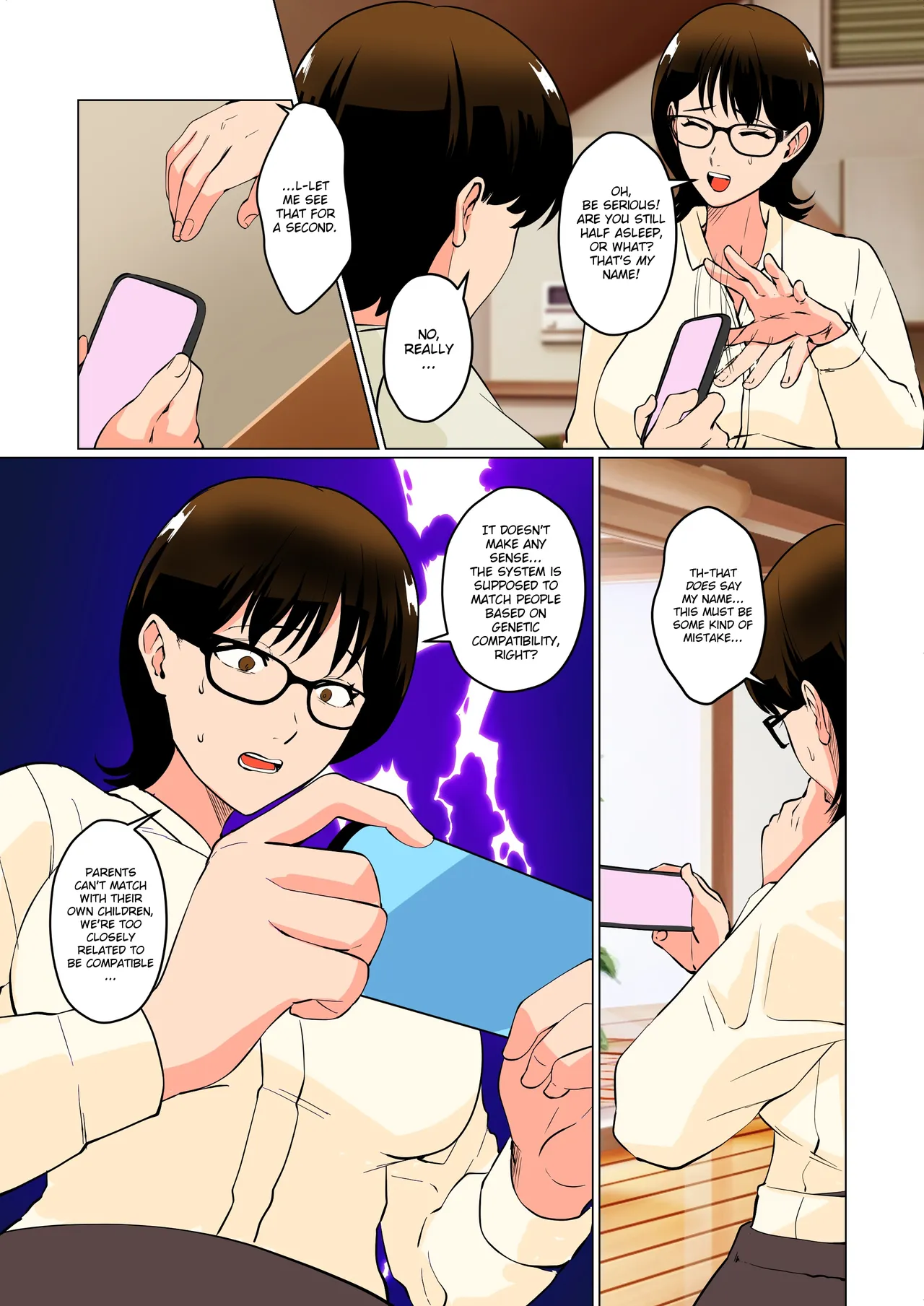 Boku no Shoushika Taisaku Matching no Aite wa...... Mama!? | The Dating App Made to Combat The Declining Birthrate Matched me with... My Mom!? page 5 full
