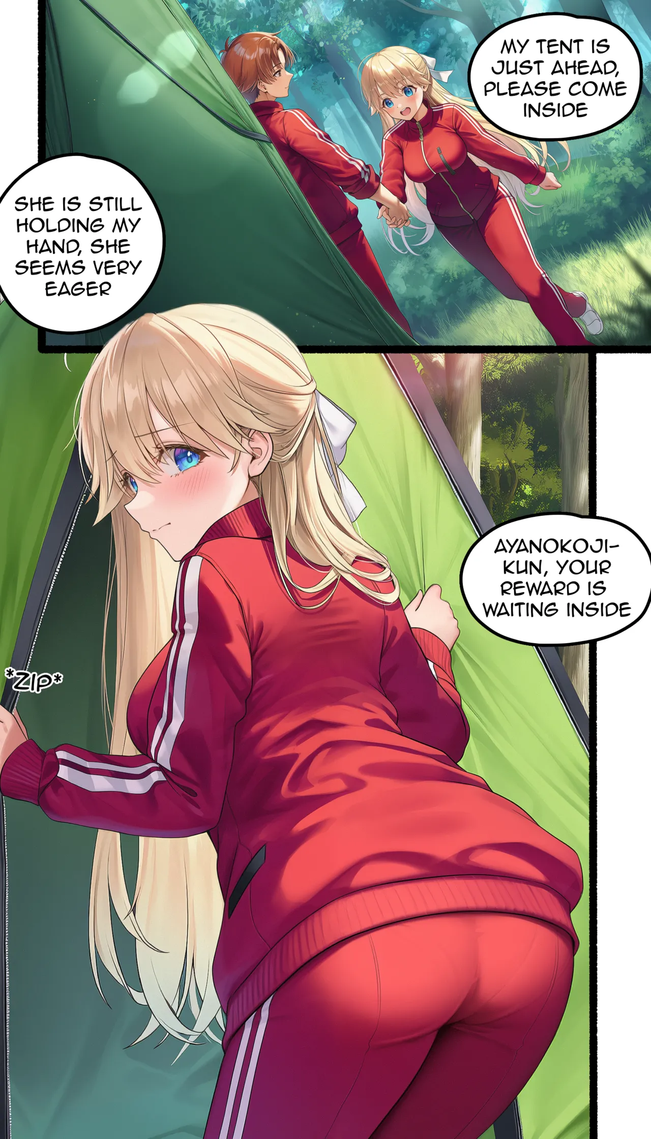 Secret tent session on the uninhabited island - Doujin page 6 full